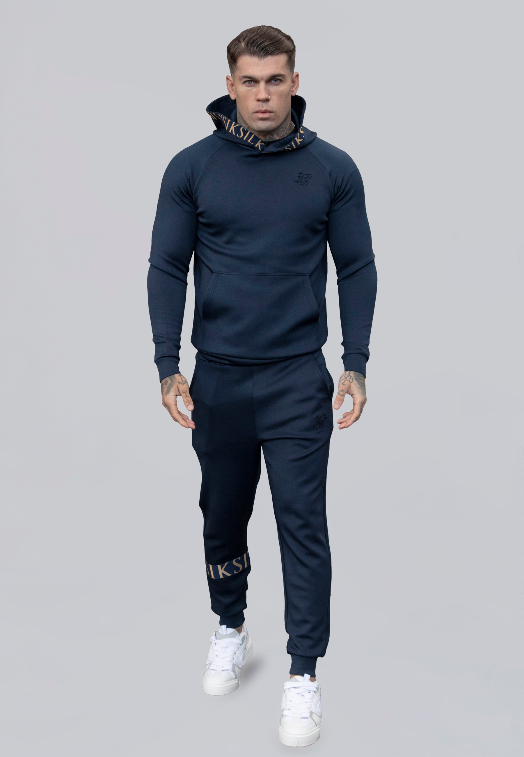 Dynamic Hoodie in Navy Hoodie SikSilk   