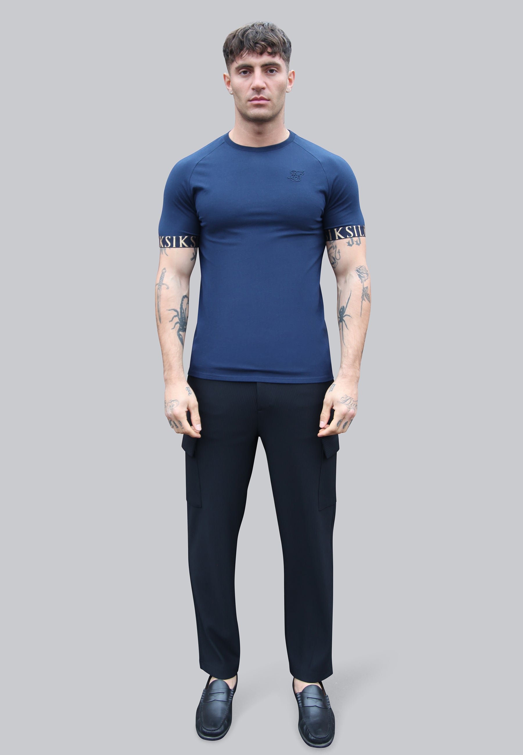 Tech T-Shirt in Navy T-Shirts SikSilk   