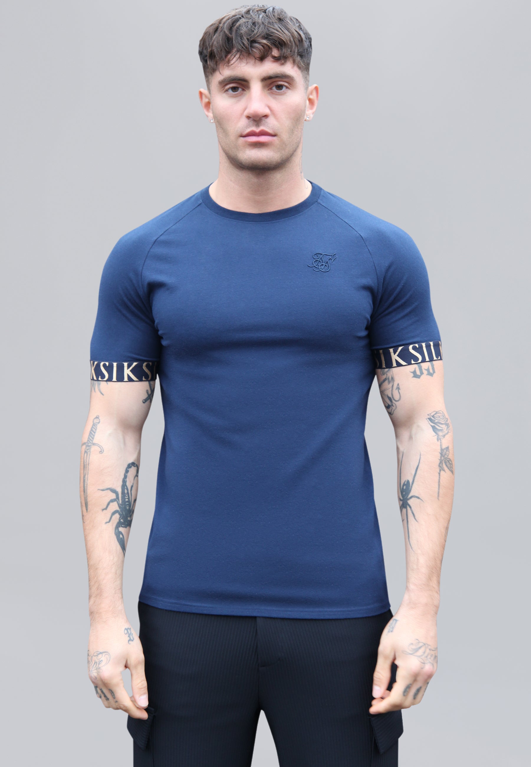 Tech T-Shirt in Navy T-Shirts SikSilk   