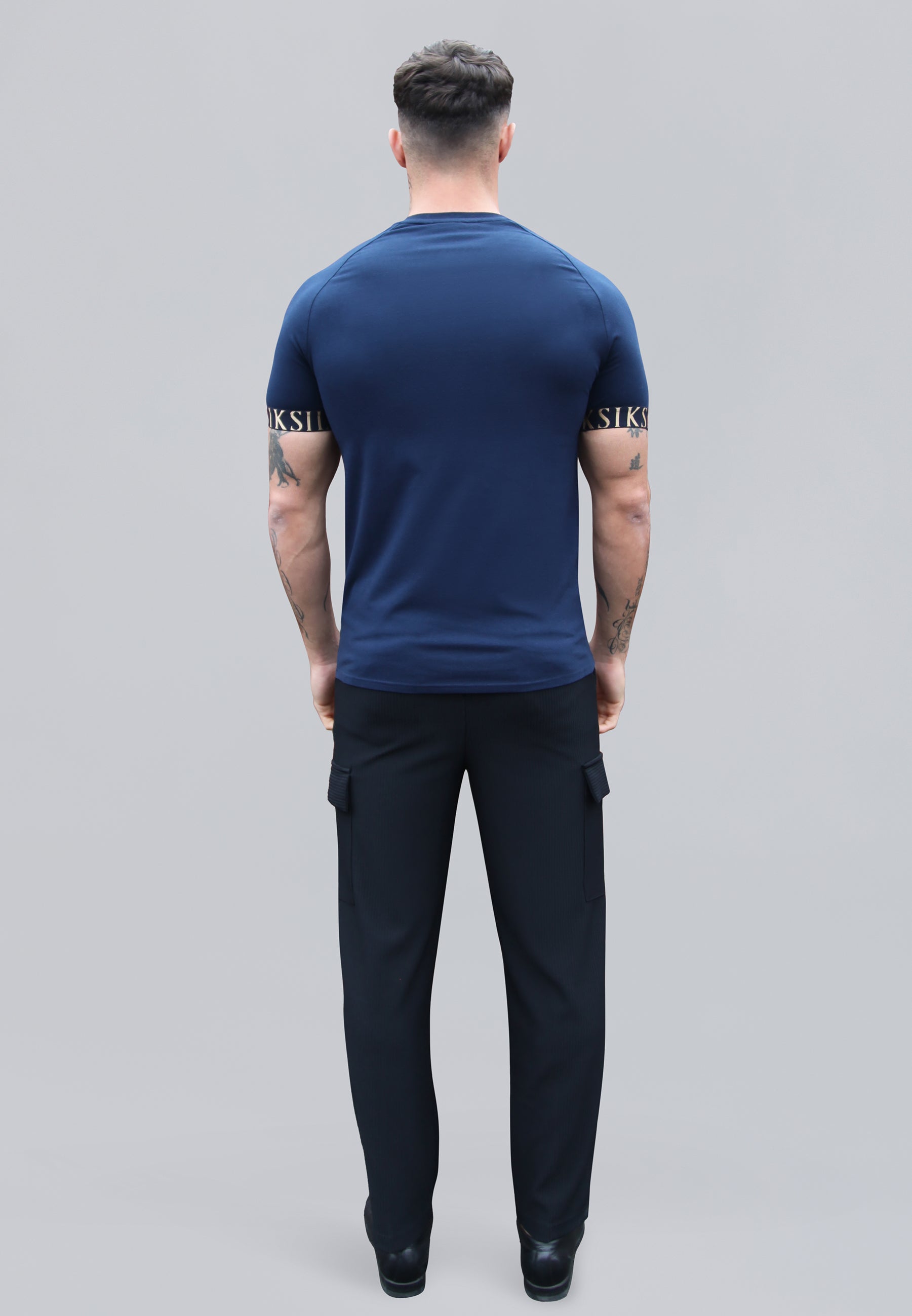 Tech T-Shirt in Navy T-Shirts SikSilk   