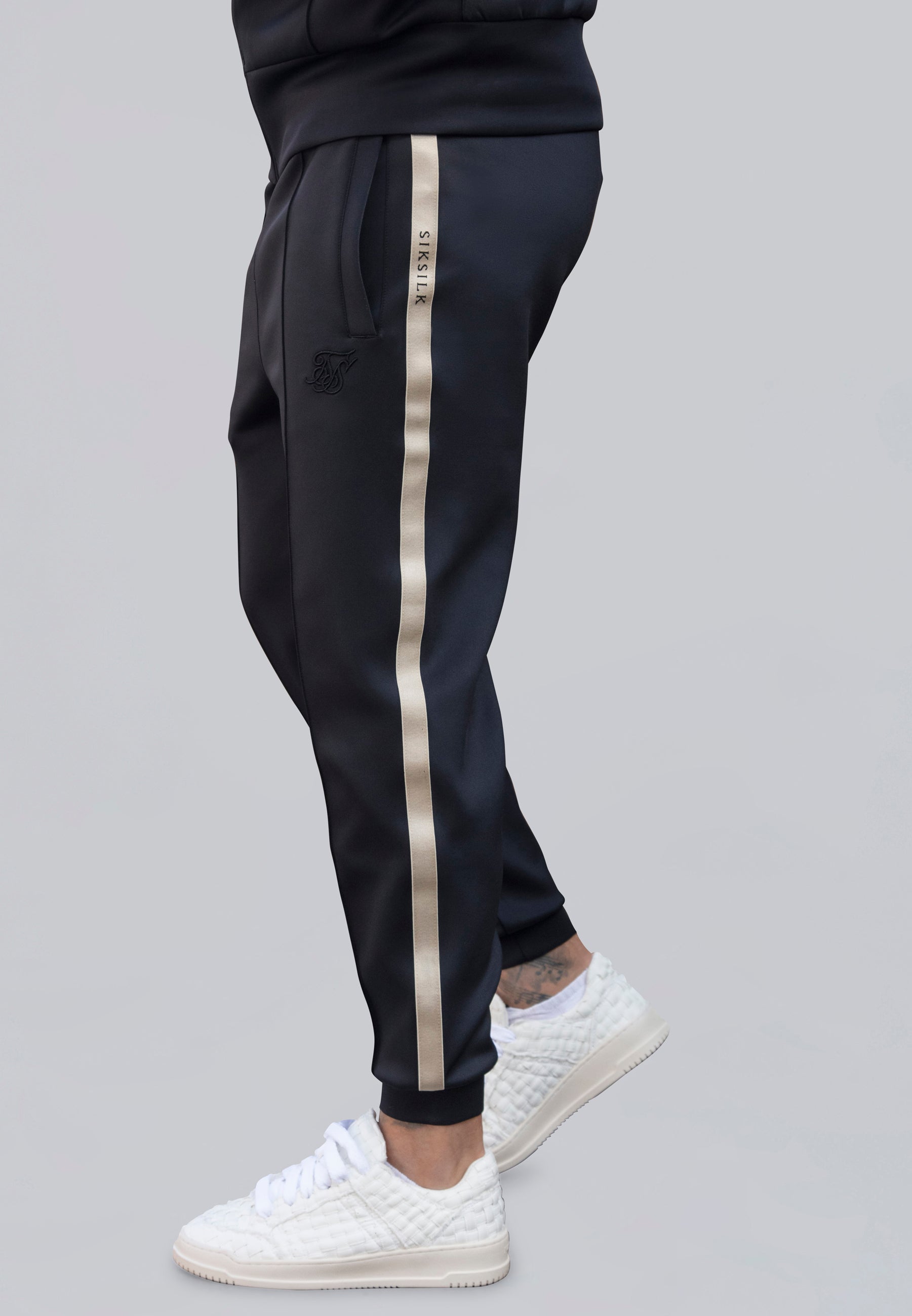 Smart Joggers in Black Pants SikSilk   