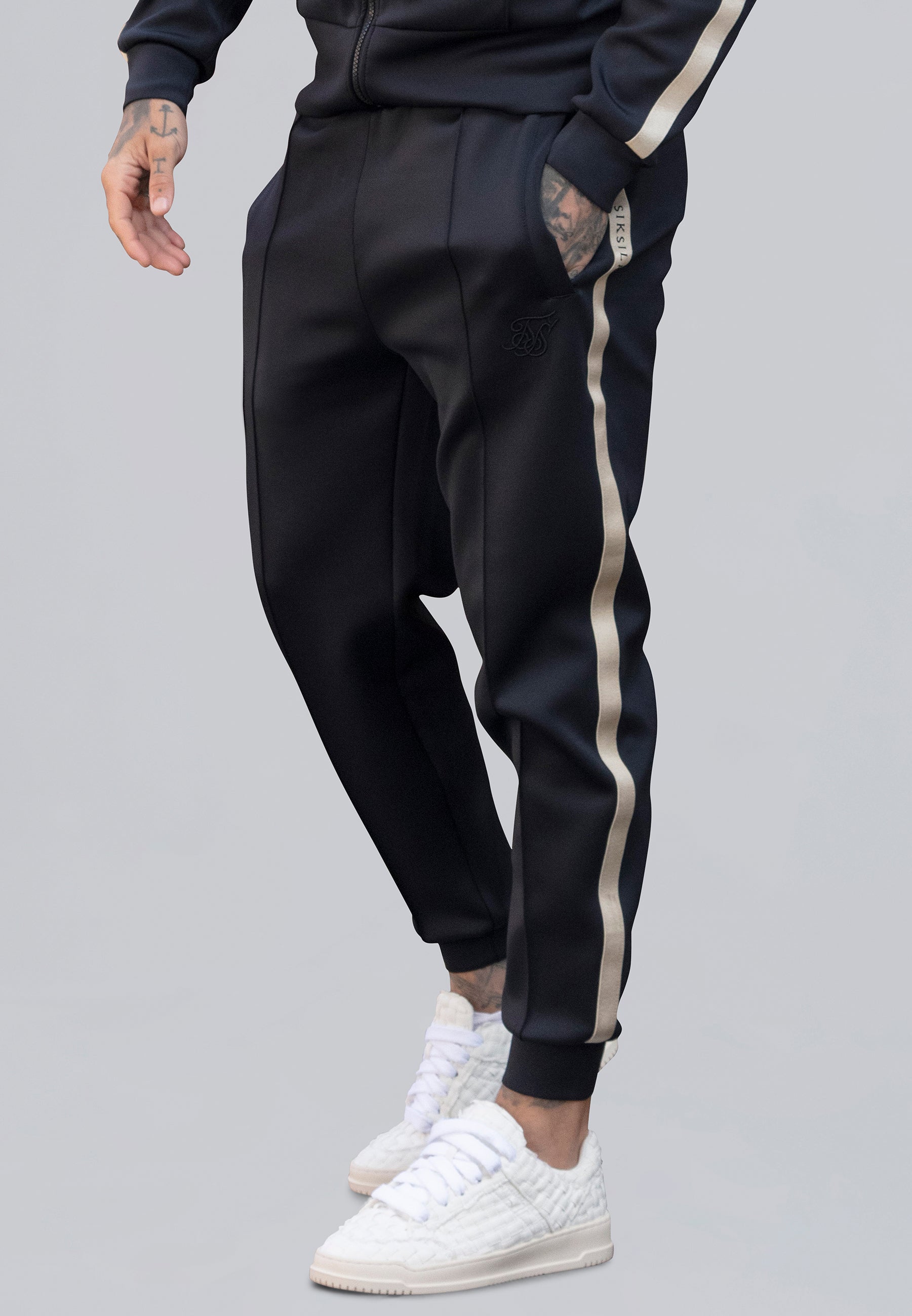 Smart Joggers in Black Pants SikSilk   