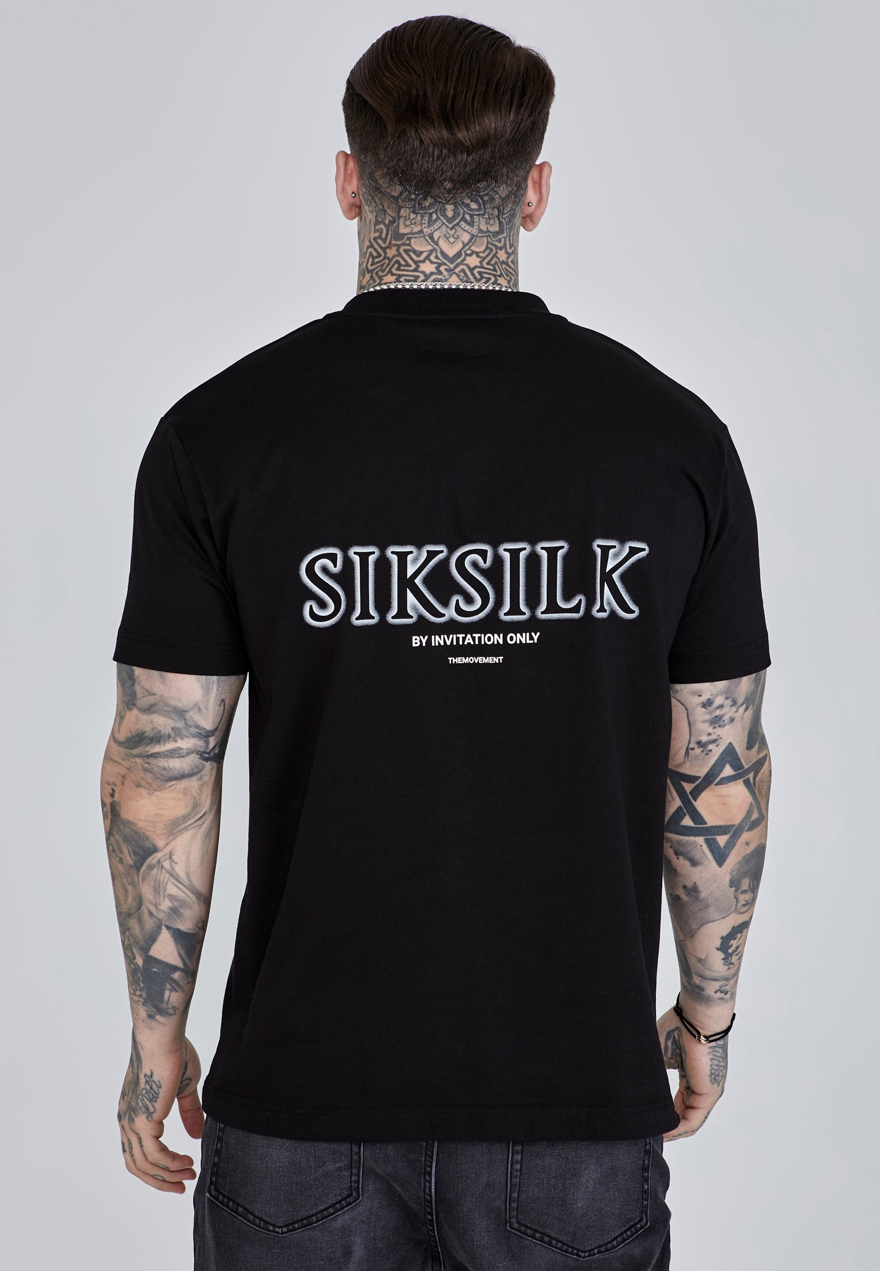 Graphic T-Shirt in Black T-Shirts SikSilk   