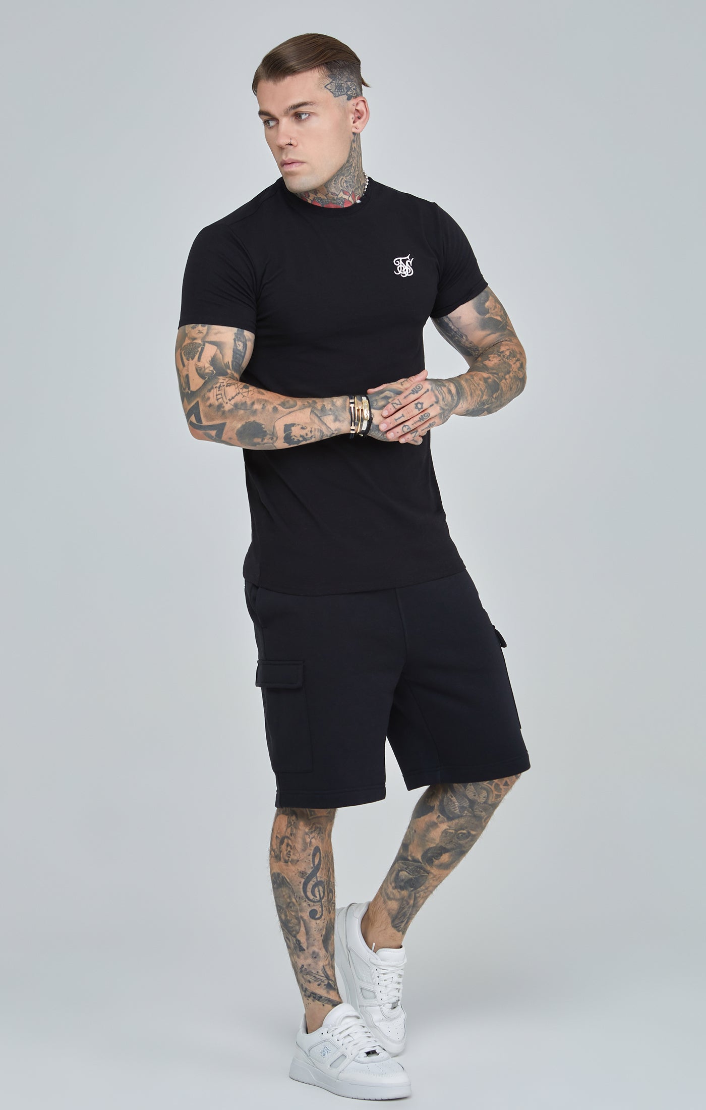 Essentials T-Shirt in Black T-Shirts SikSilk   