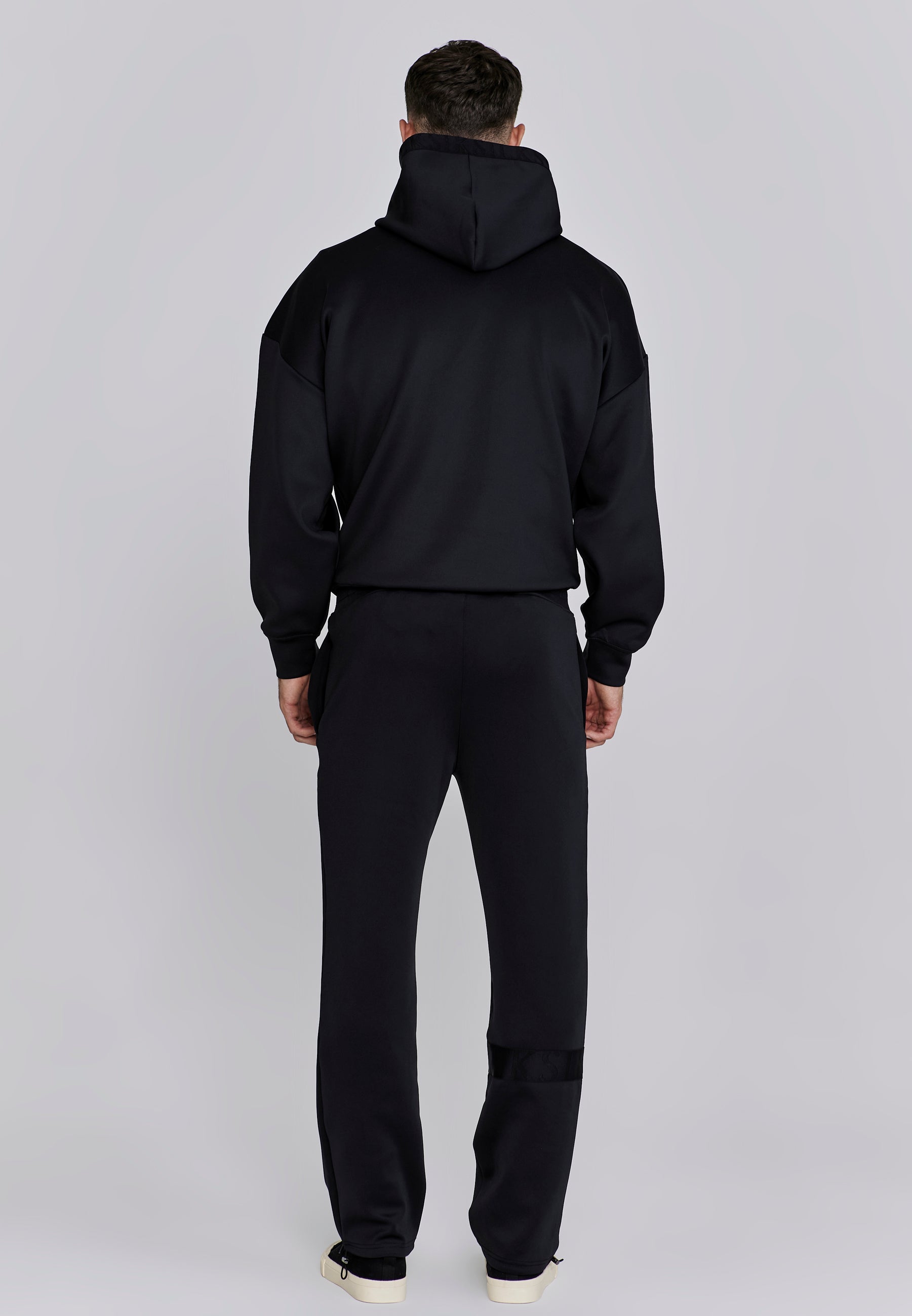 Oversized Dynamic Hoodie in Black Hoodie SikSilk