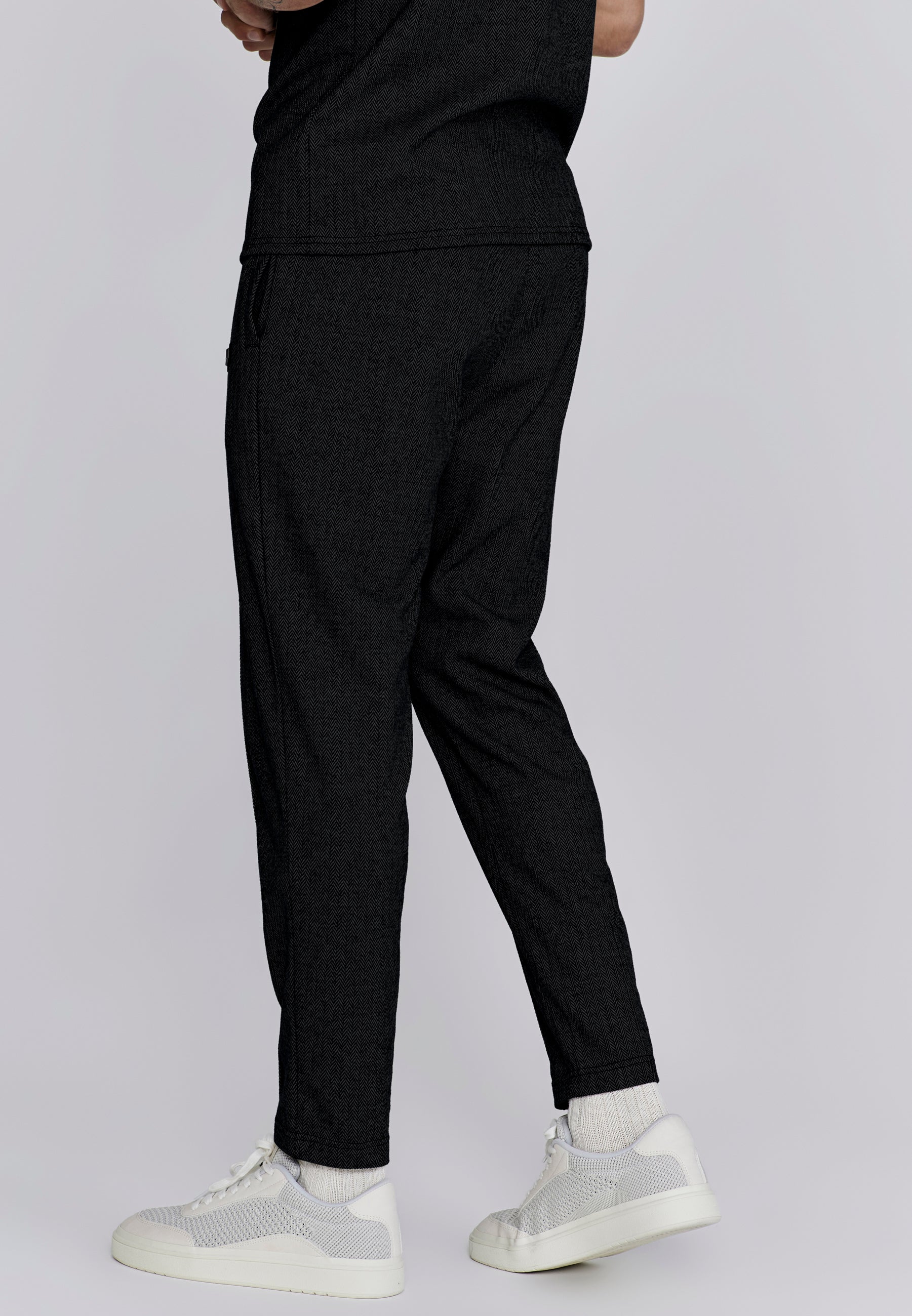 Smart Jogger in Black Pants SikSilk
