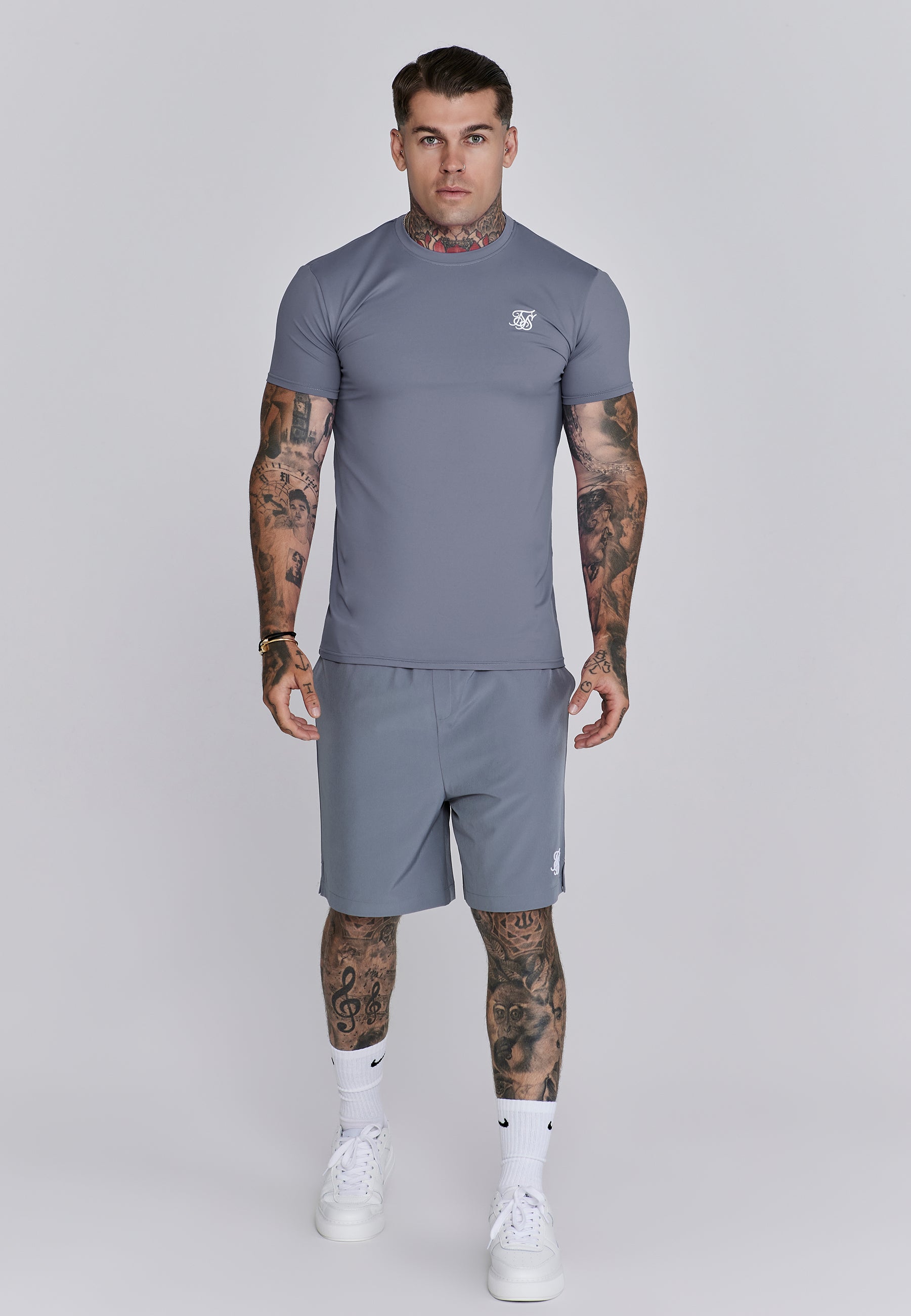 Shorts in Grey Shorts SikSilk