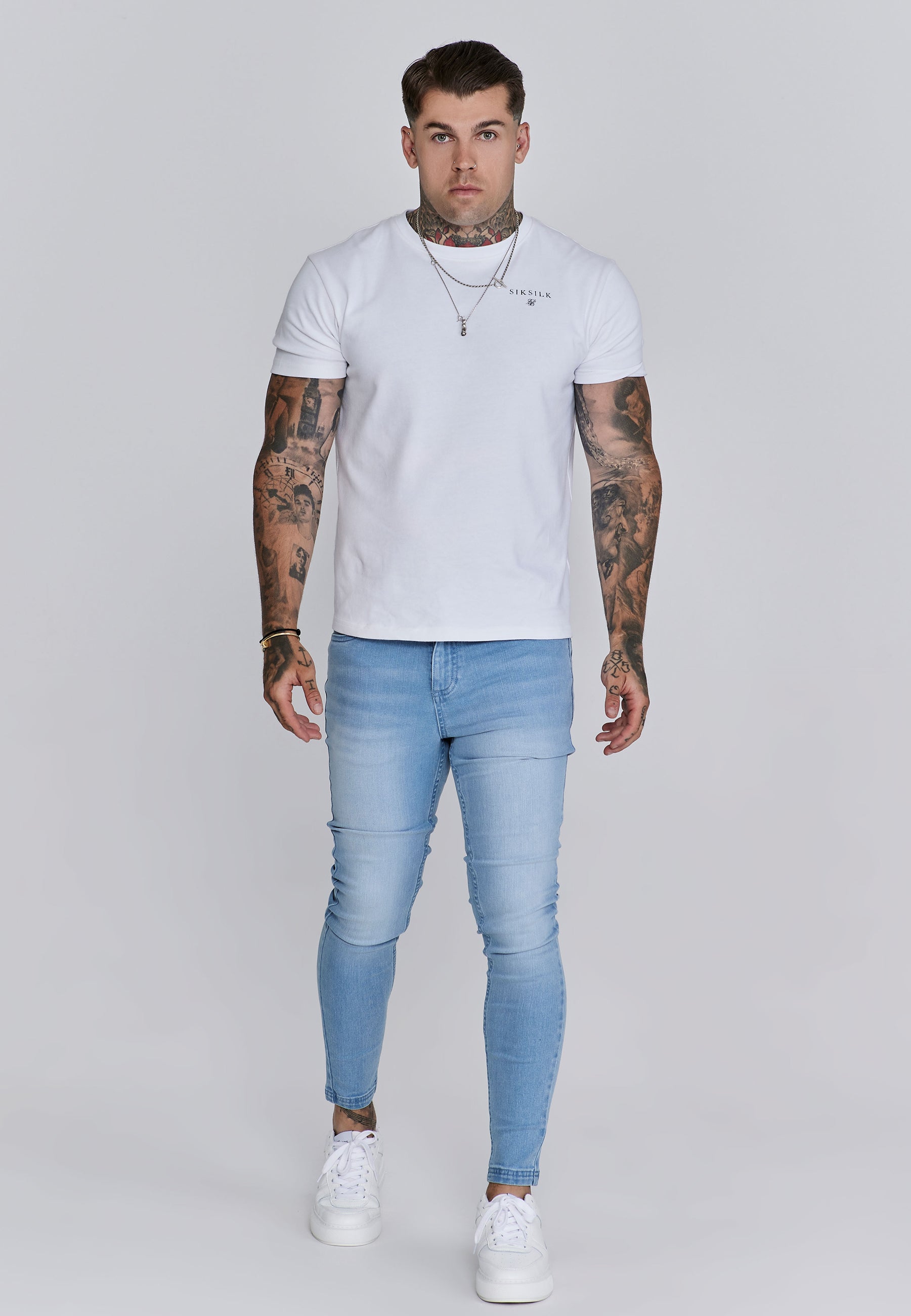 Skinny Jeans in Blue Jeans SikSilk