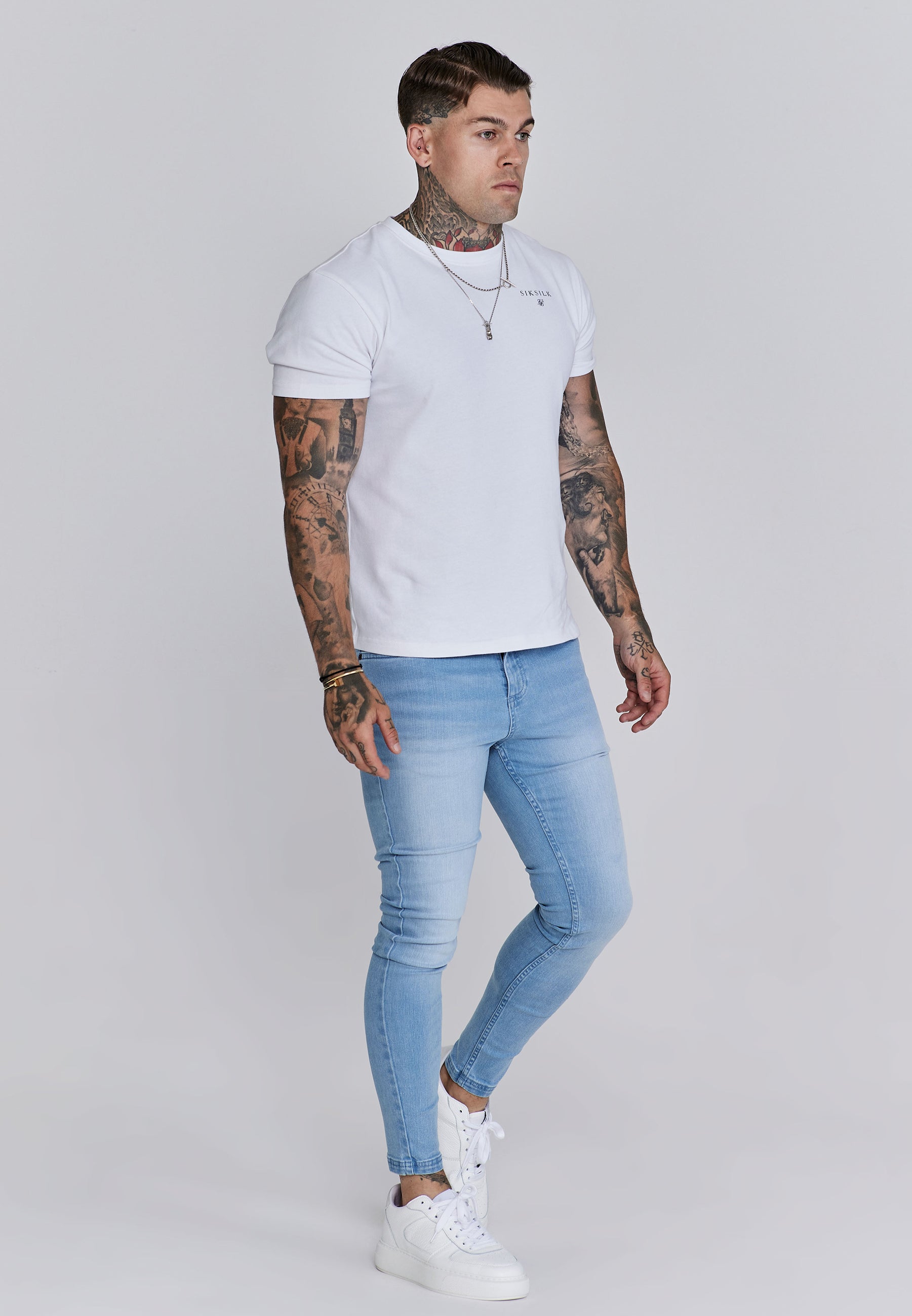Skinny Jeans in Blue Jeans SikSilk