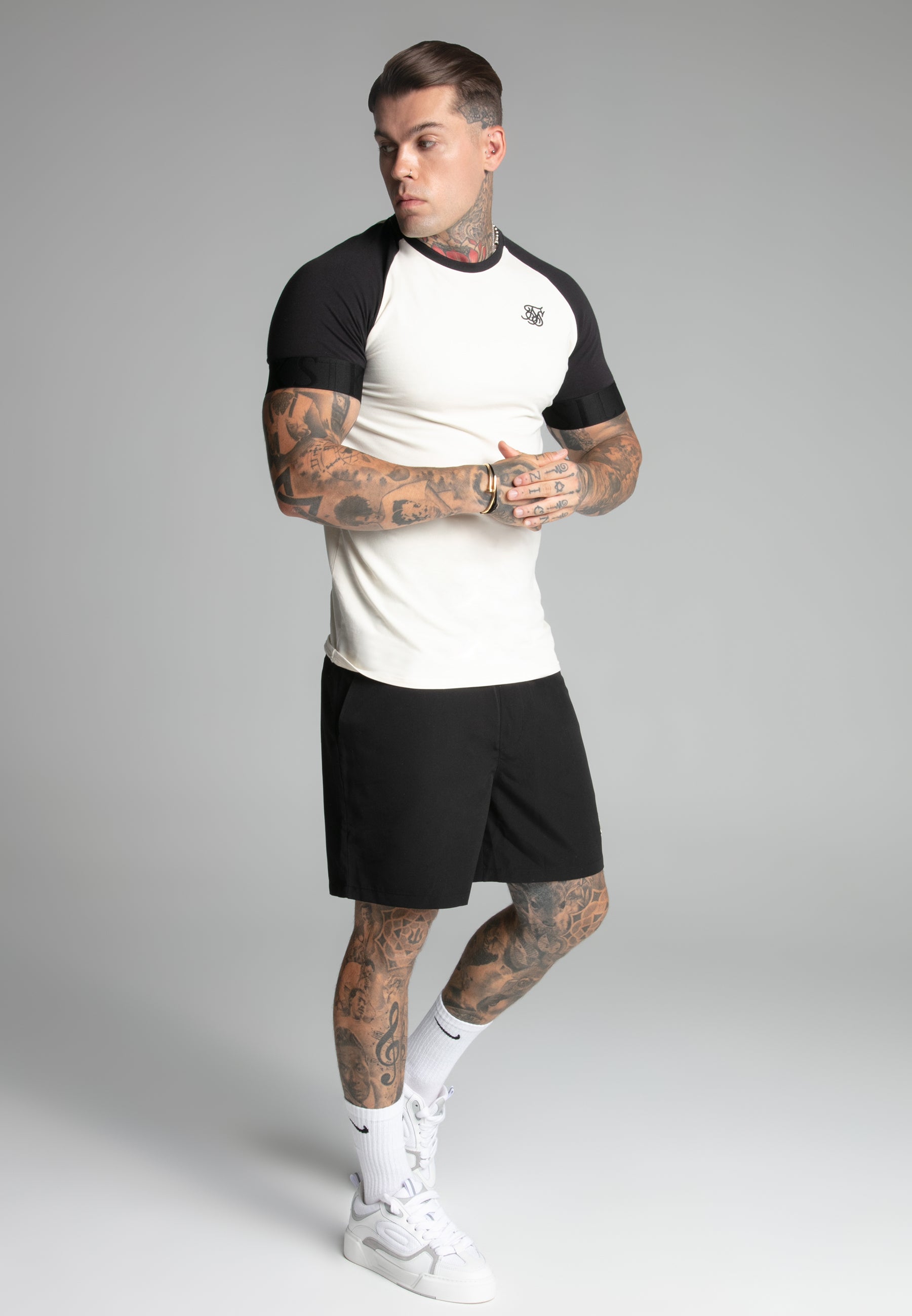 Swim Shorts in Black Swimming trunks SikSilk