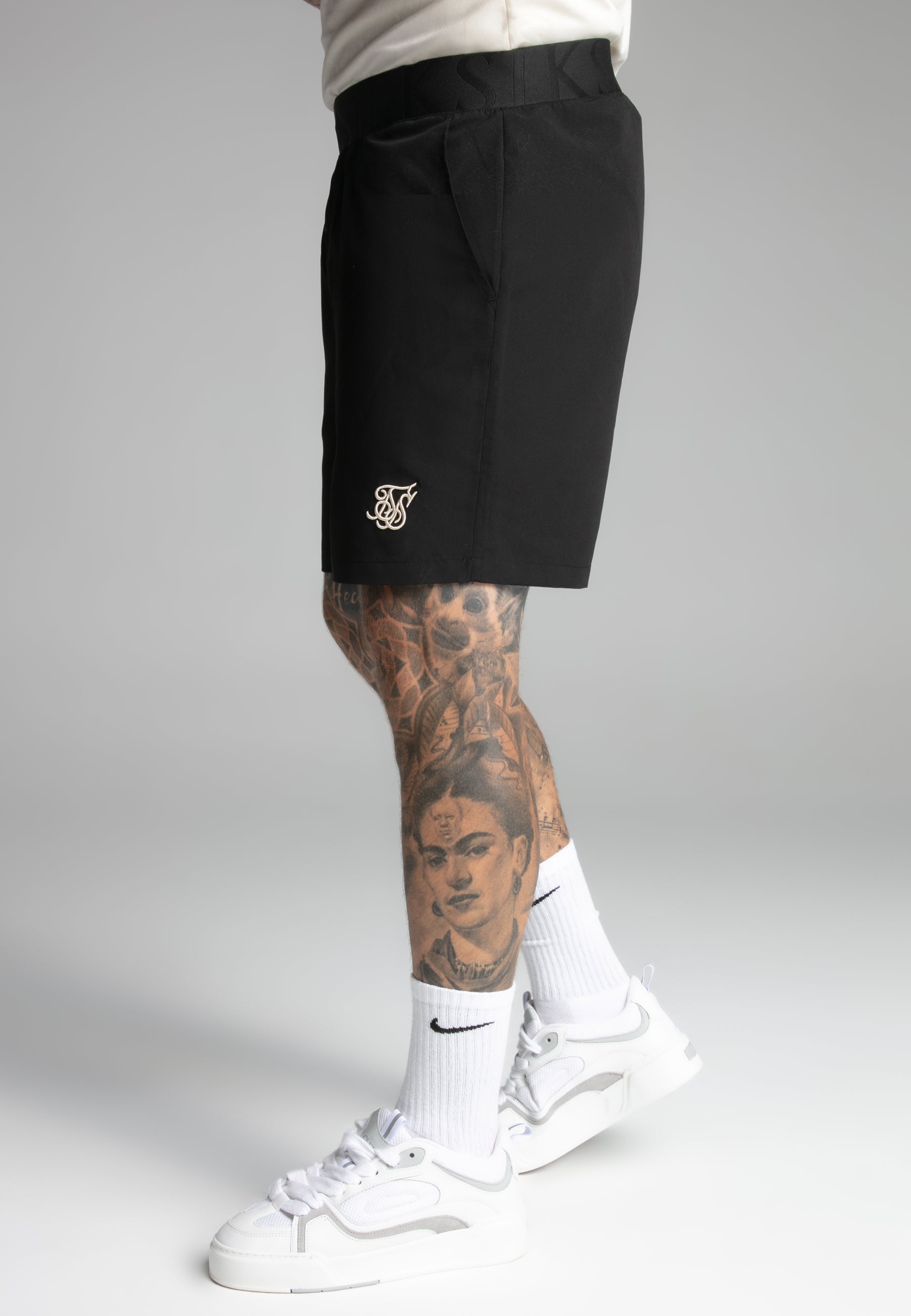 Swim Shorts in Black Swimming trunks SikSilk