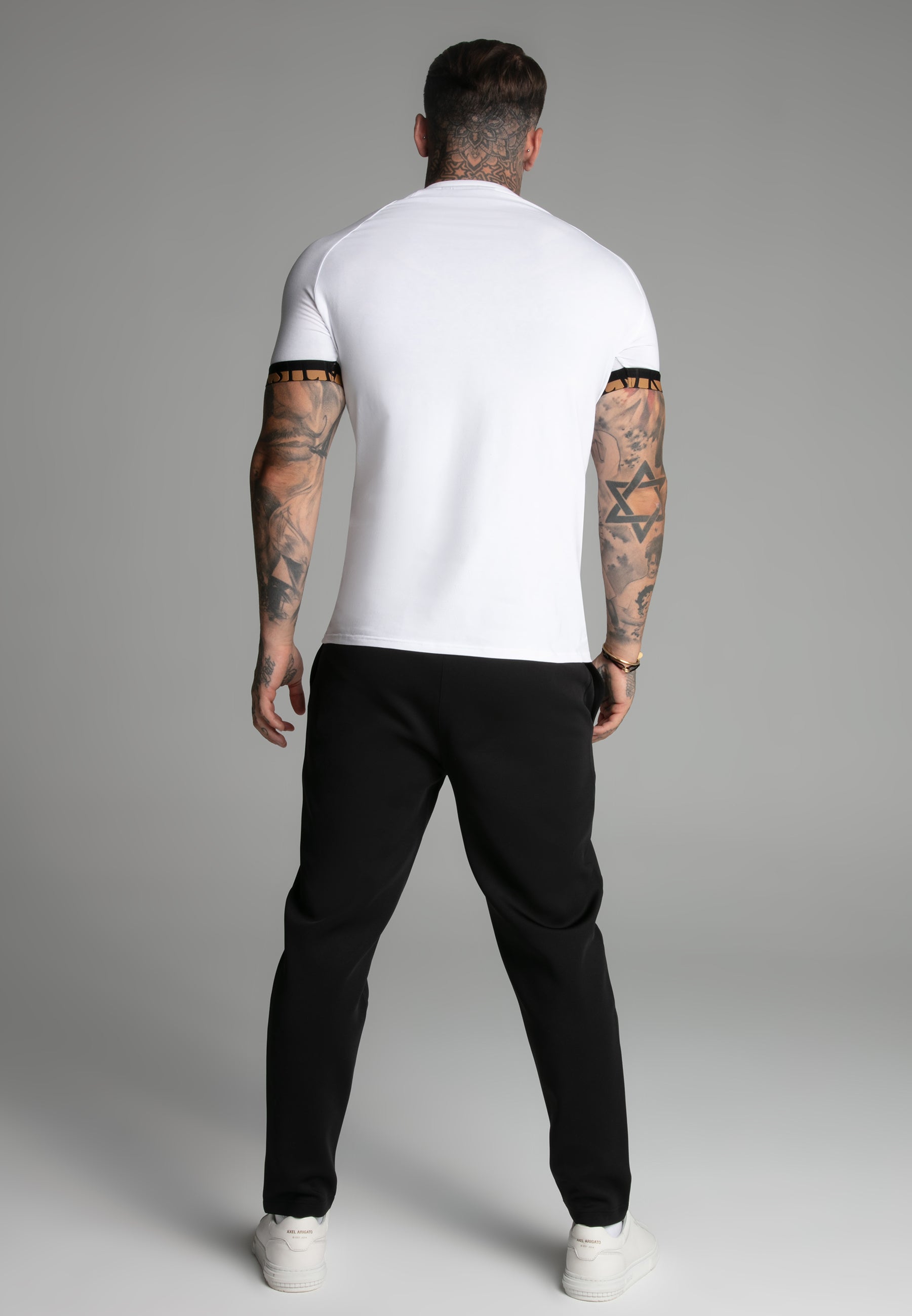 Tech T-Shirt in White T-Shirts SikSilk