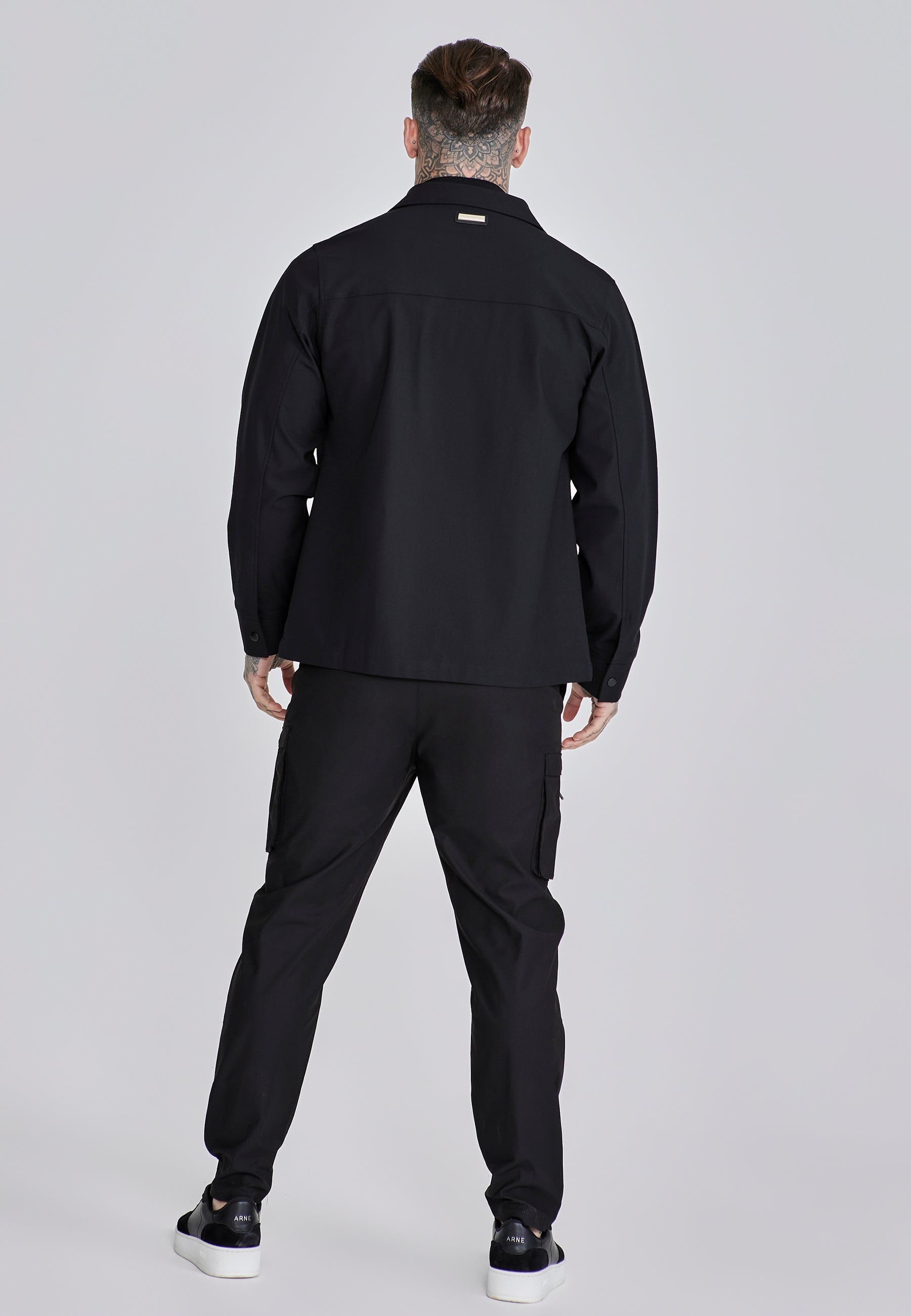 Smart Cargo Pants in Black Pants SikSilk
