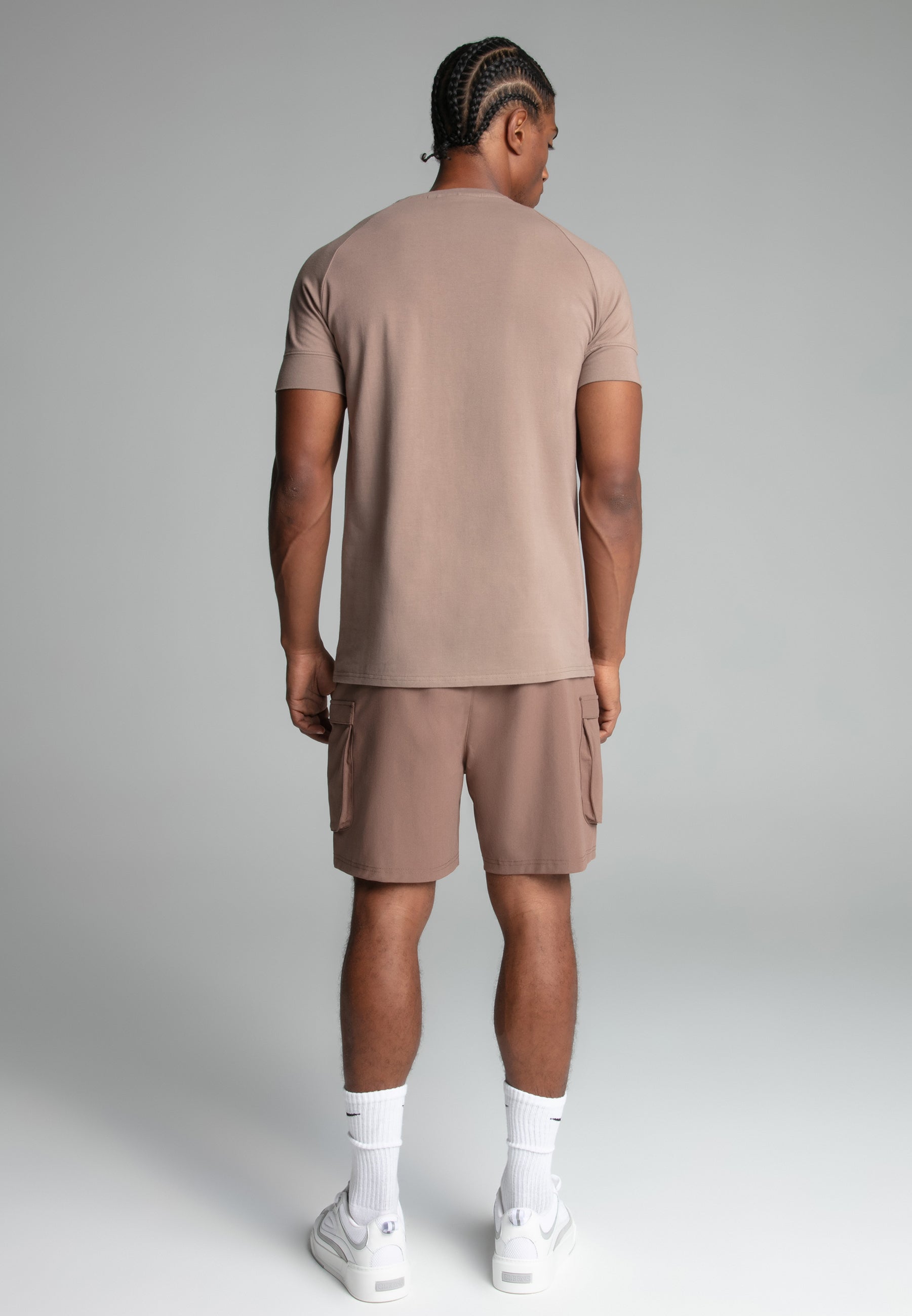 Smart Cargo Shorts in Brown Shorts SikSilk