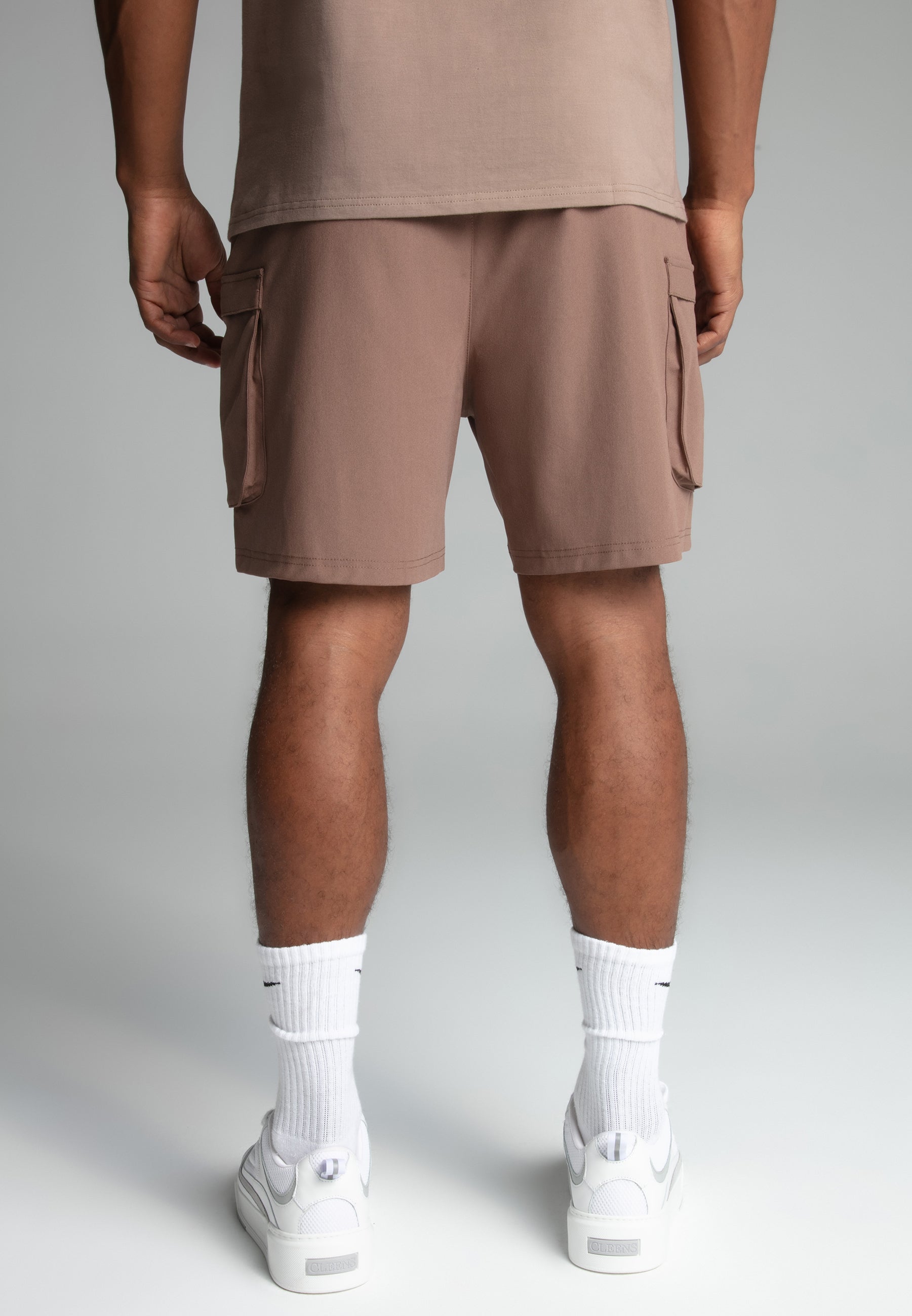 Smart Cargo Shorts in Brown Shorts SikSilk