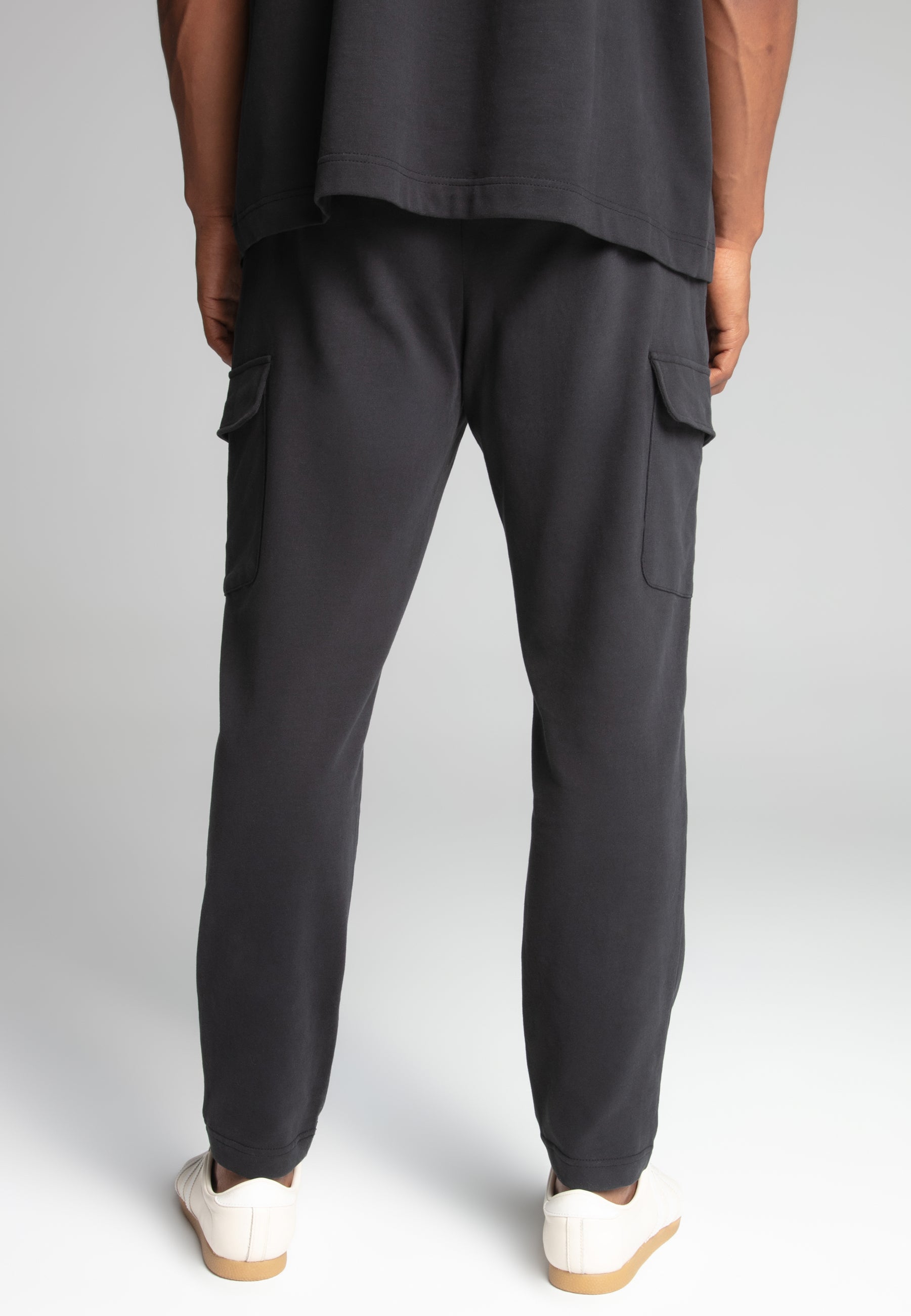 Crest Cargo Joggers in Black Pants SikSilk