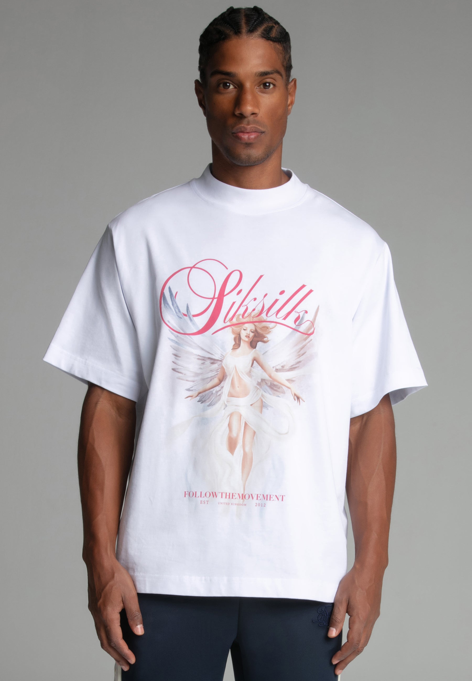 Angel T-Shirt in White T-Shirts SikSilk