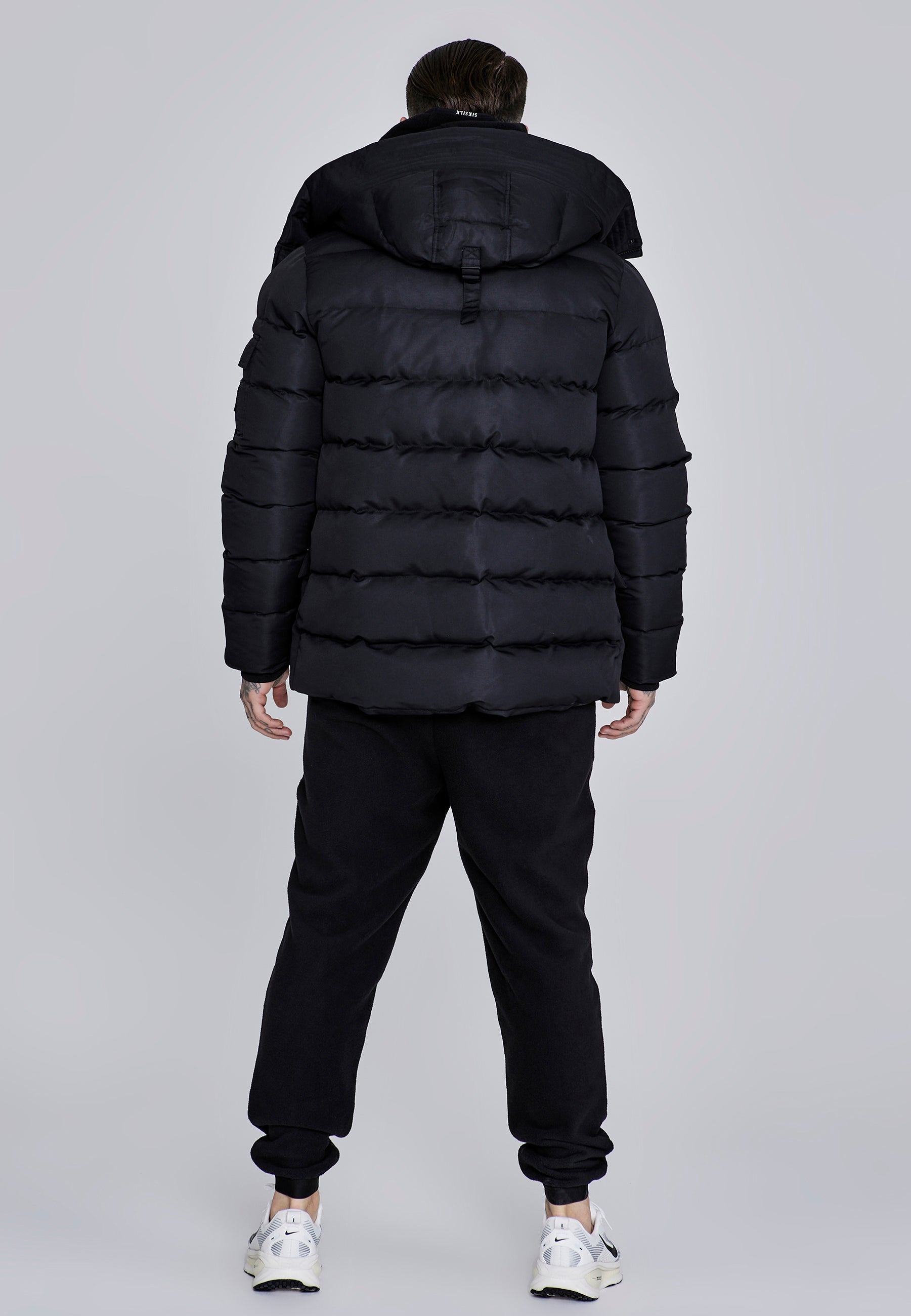 Parka in Black Jackets SikSilk