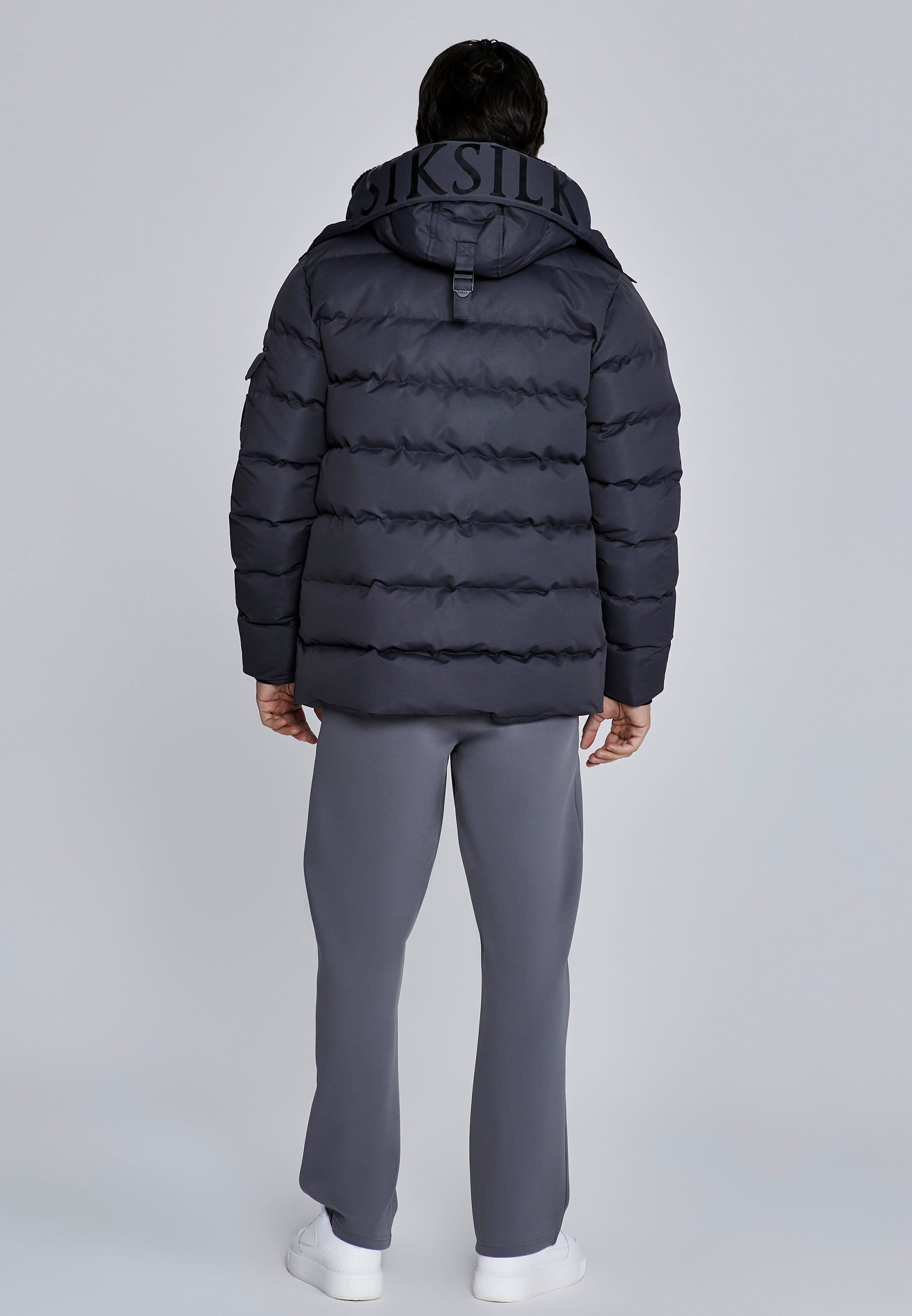Parka in Grey Jackets SikSilk
