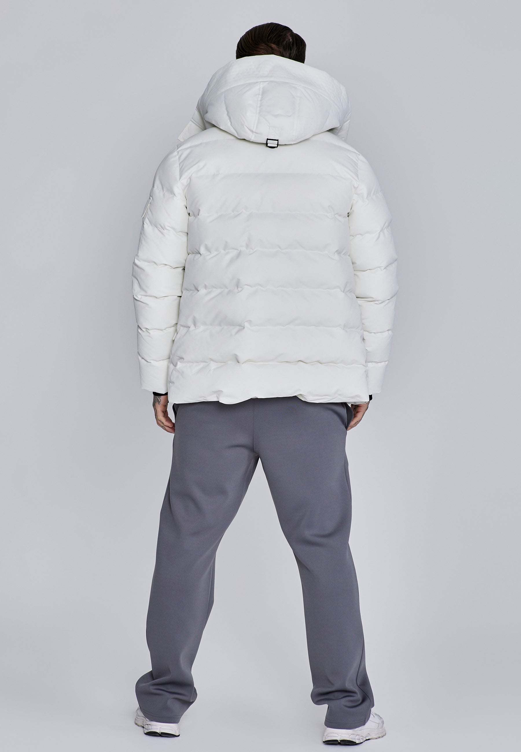 Parka in ecru Jackets SikSilk