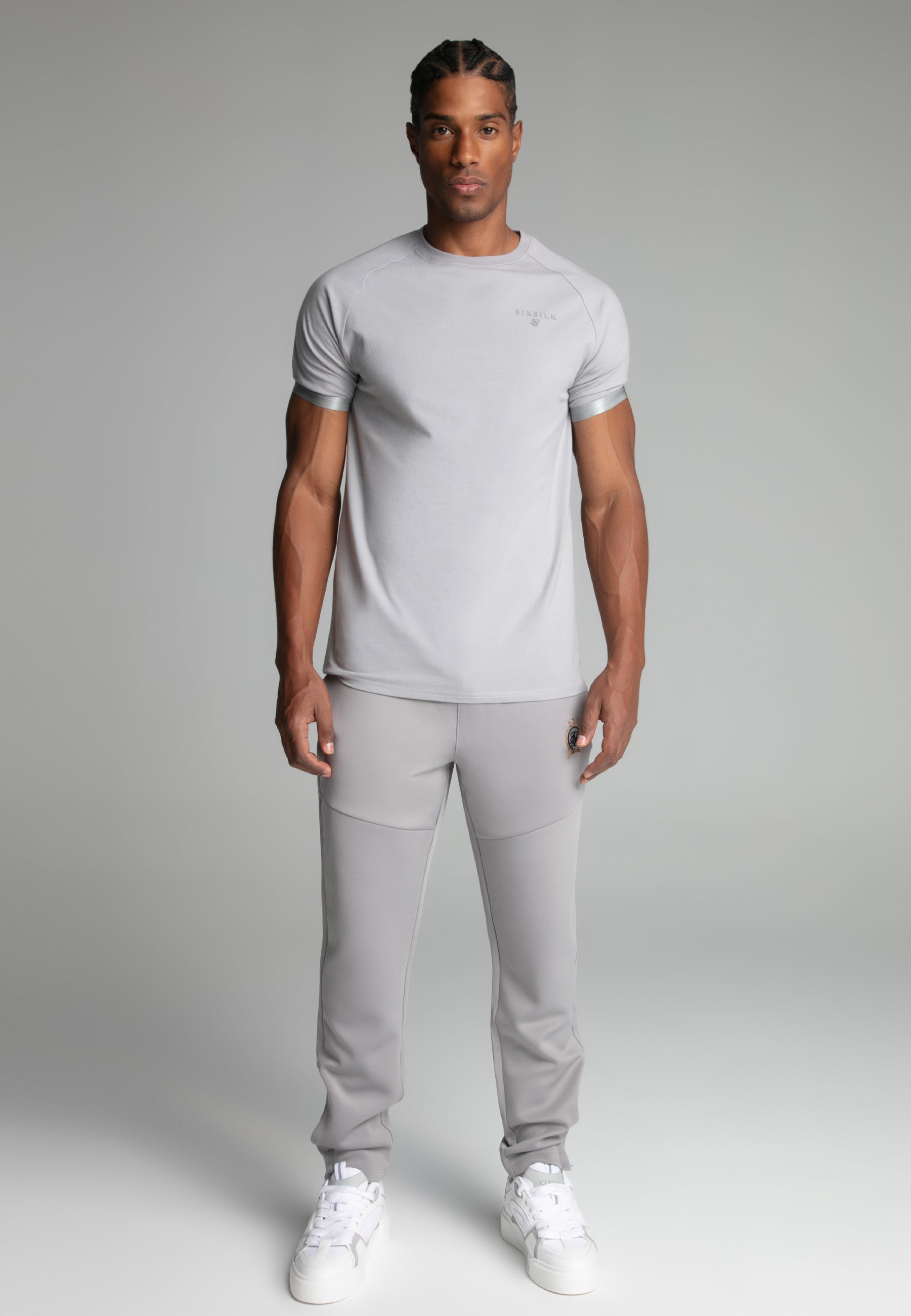 Track Pants in Grey Pants SikSilk