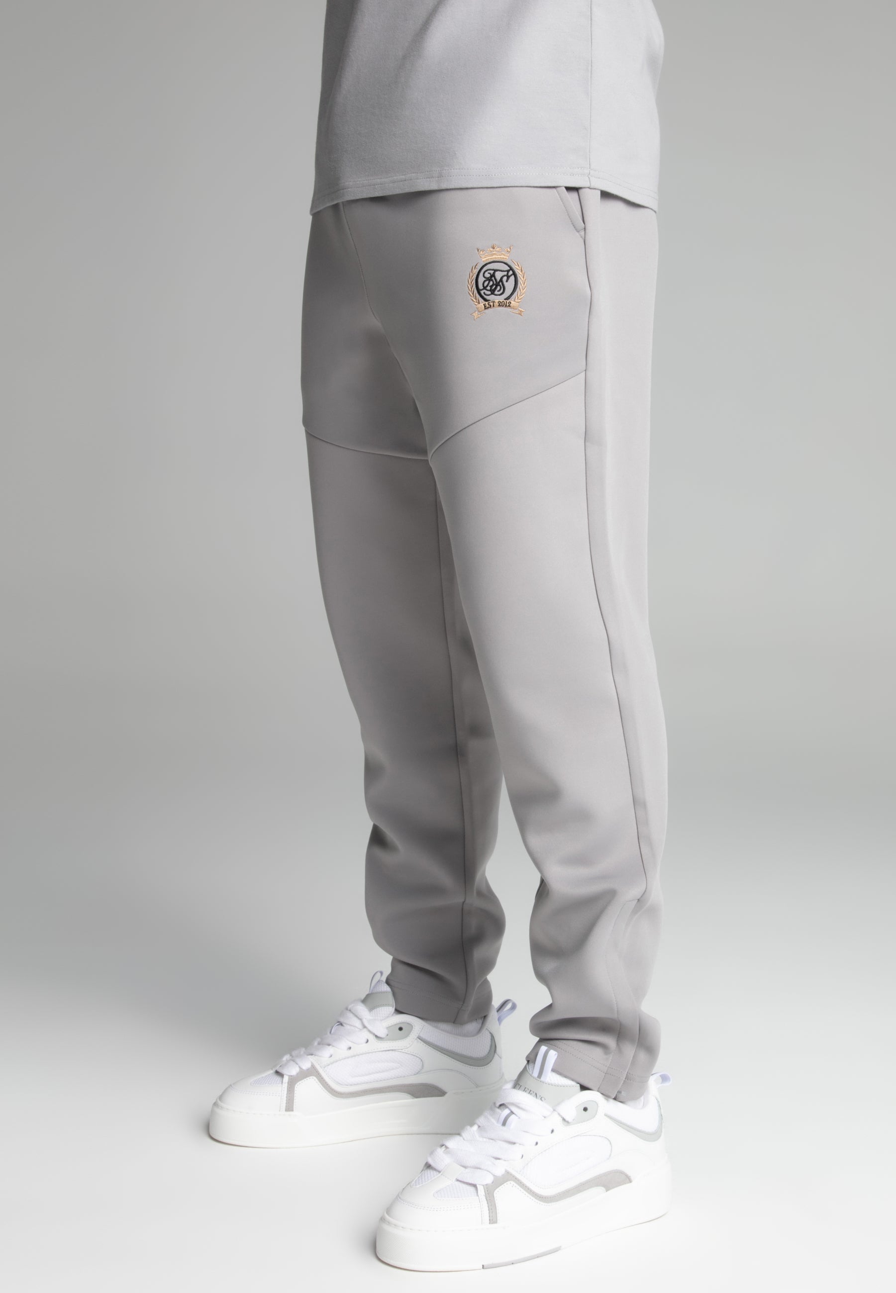 Track Pants in Grey Pants SikSilk