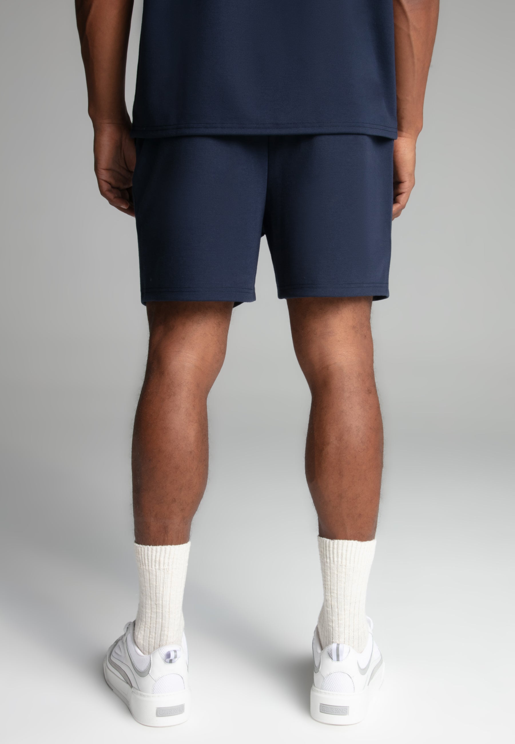 Retro Shorts in Navy Shorts SikSilk