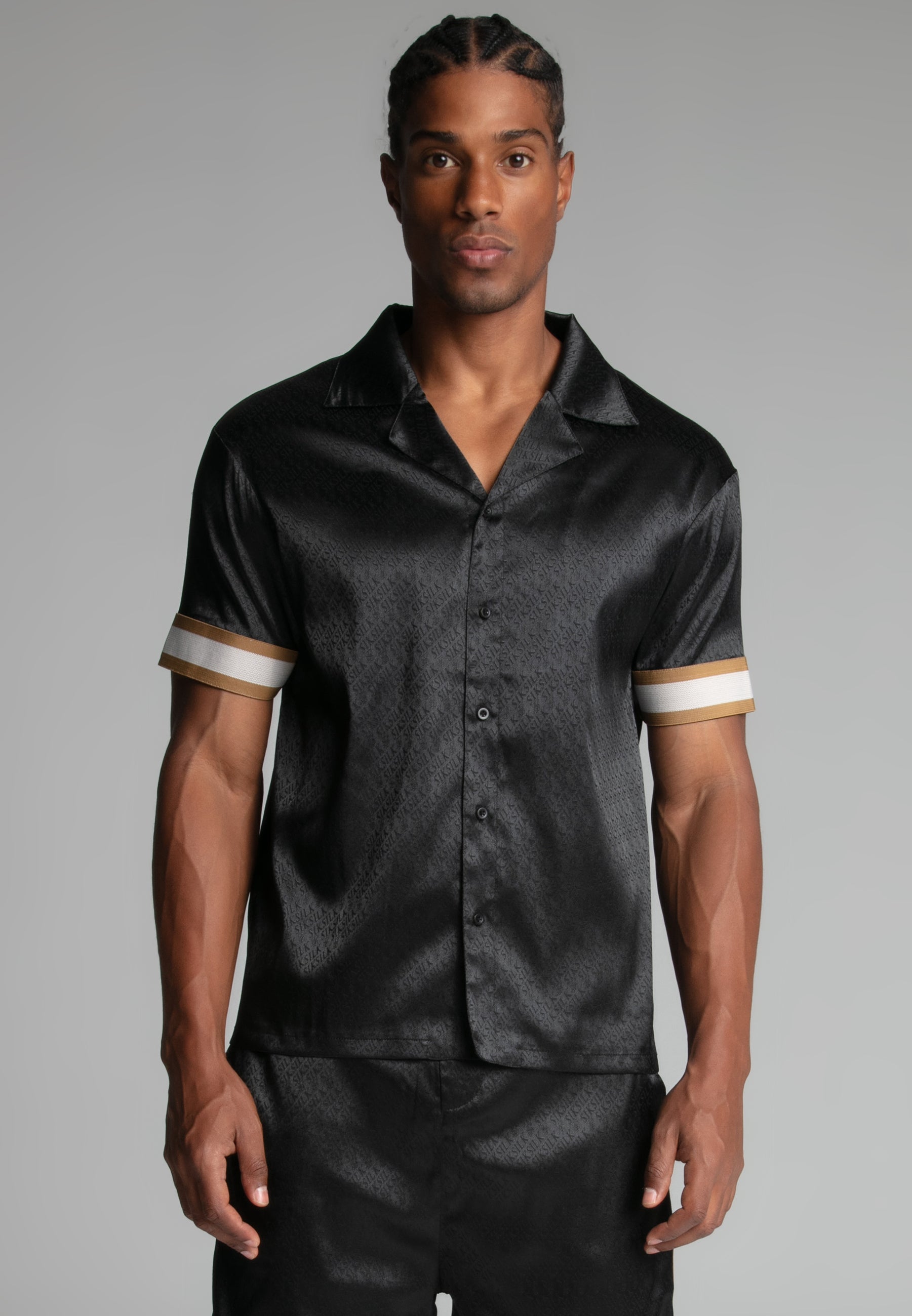 Resort Shirt in Black Shirts SikSilk