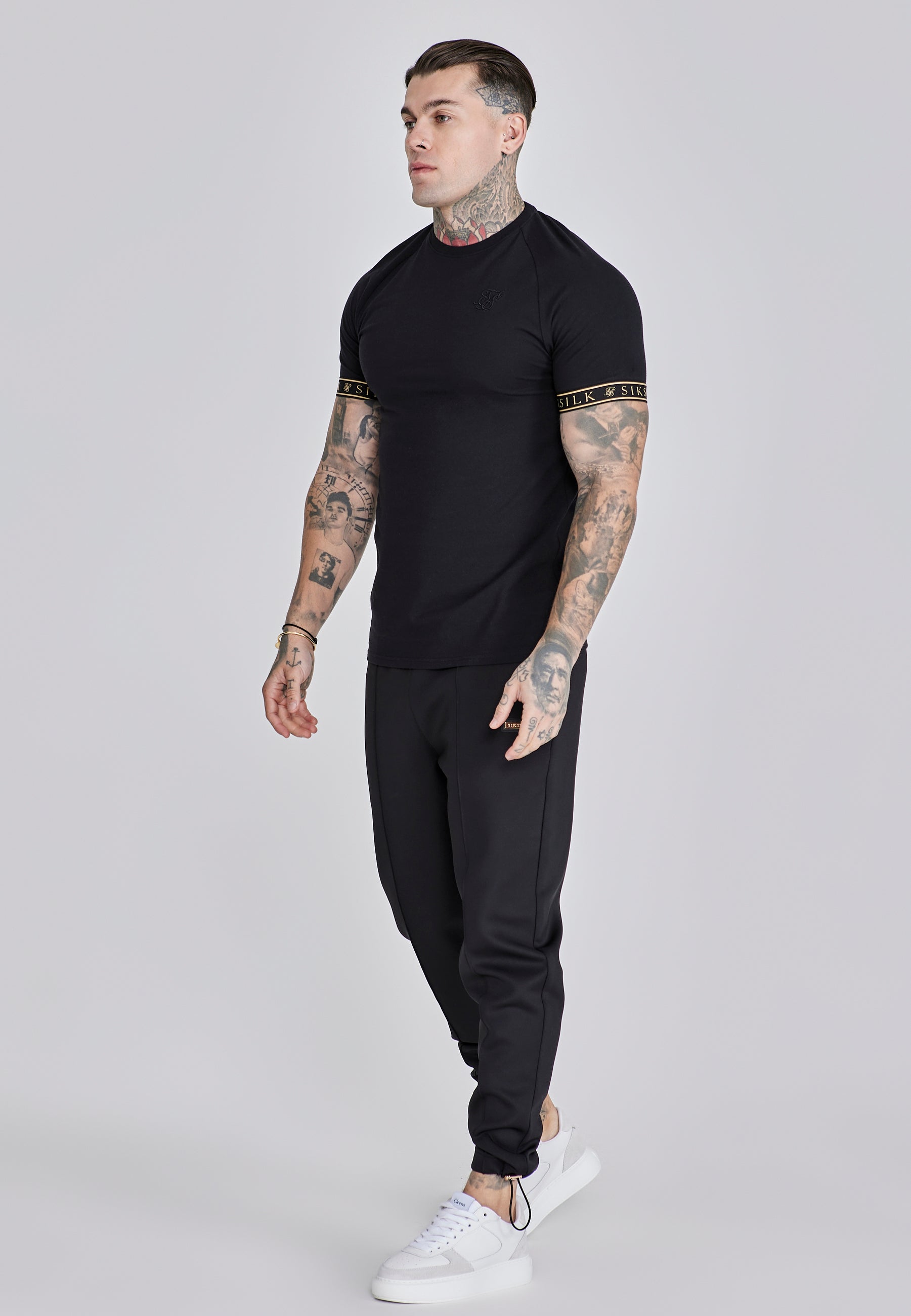 Tech T-Shirt in Black T-Shirts SikSilk