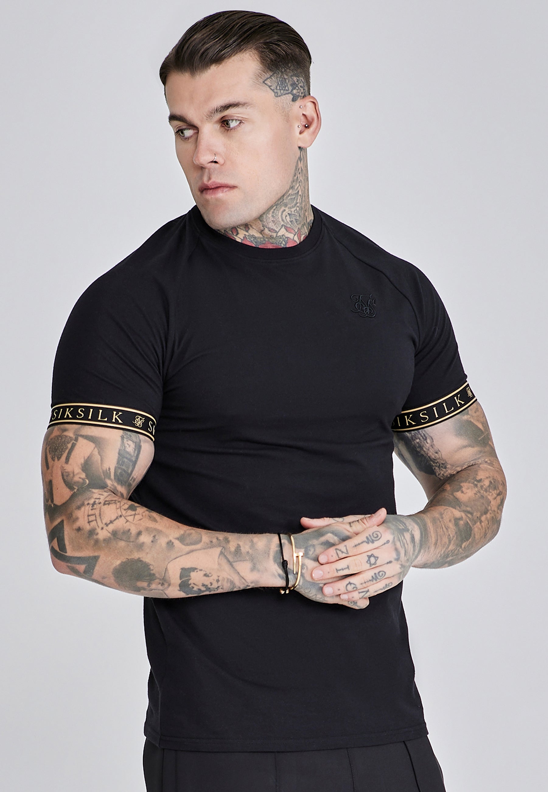 Tech T-Shirt in Black T-Shirts SikSilk
