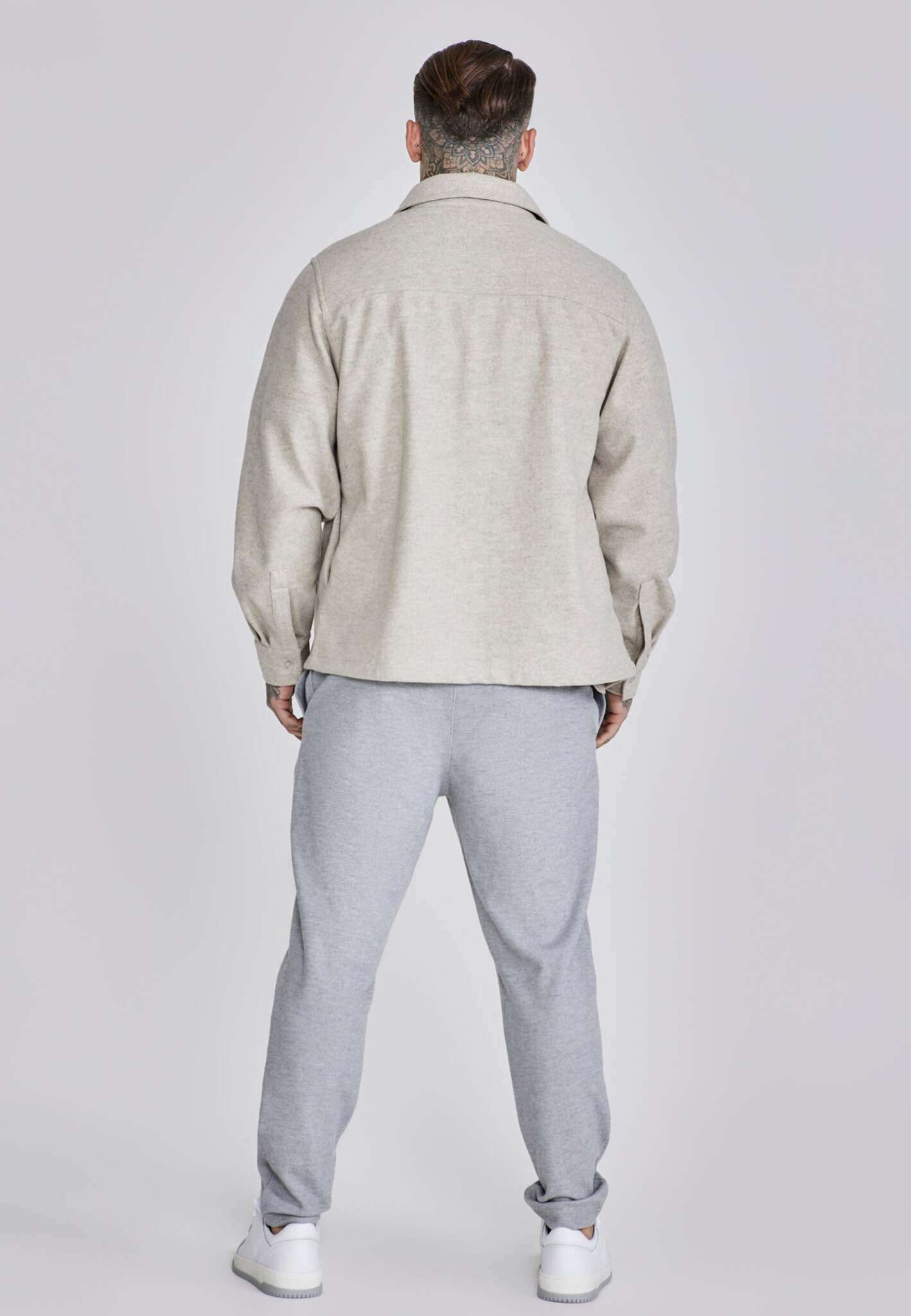 Overshirt in beige Shirts SikSilk