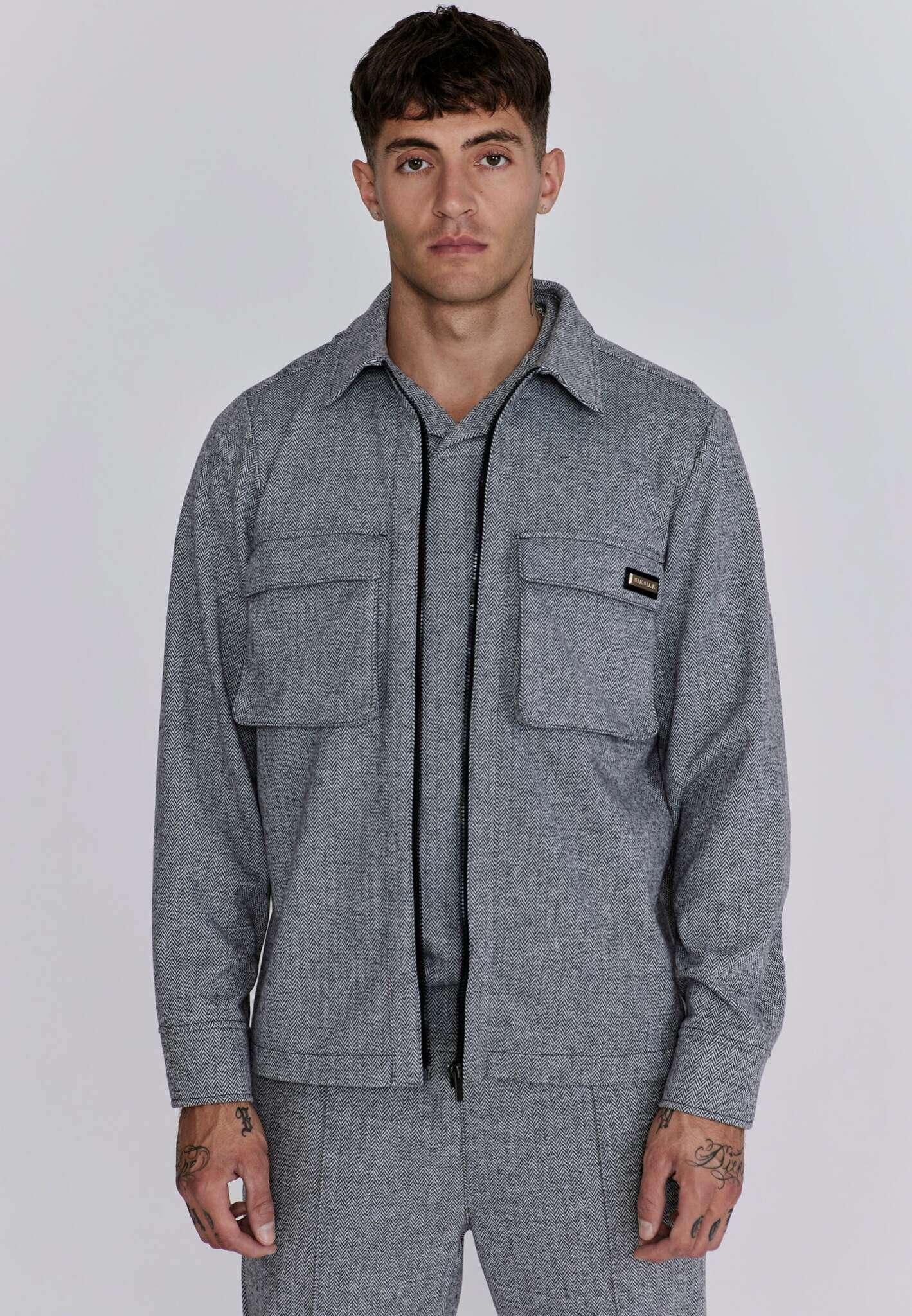Smart Overshirt in Grey Shirts SikSilk
