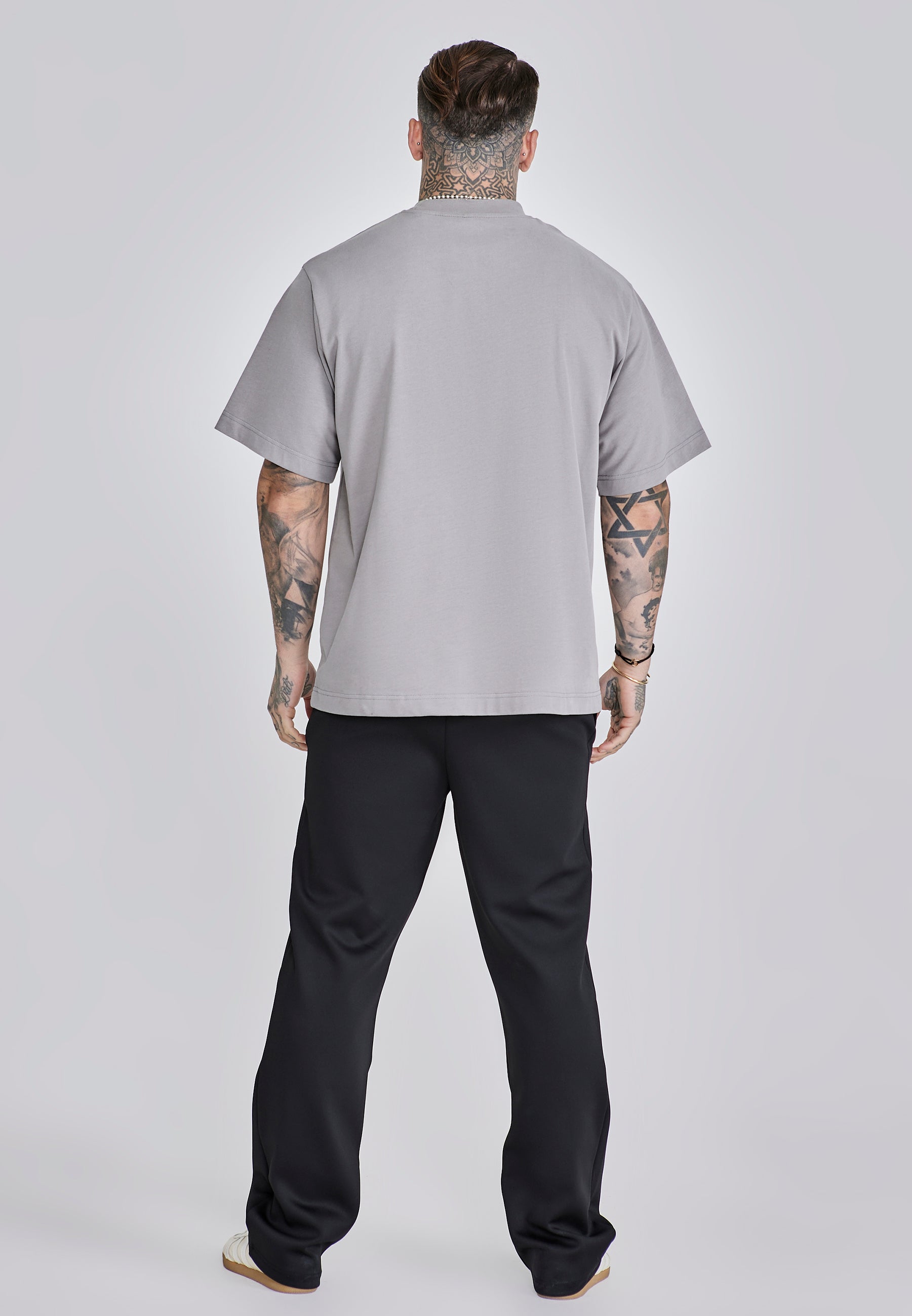 Oversized T-Shirt in Grey T-Shirts SikSilk