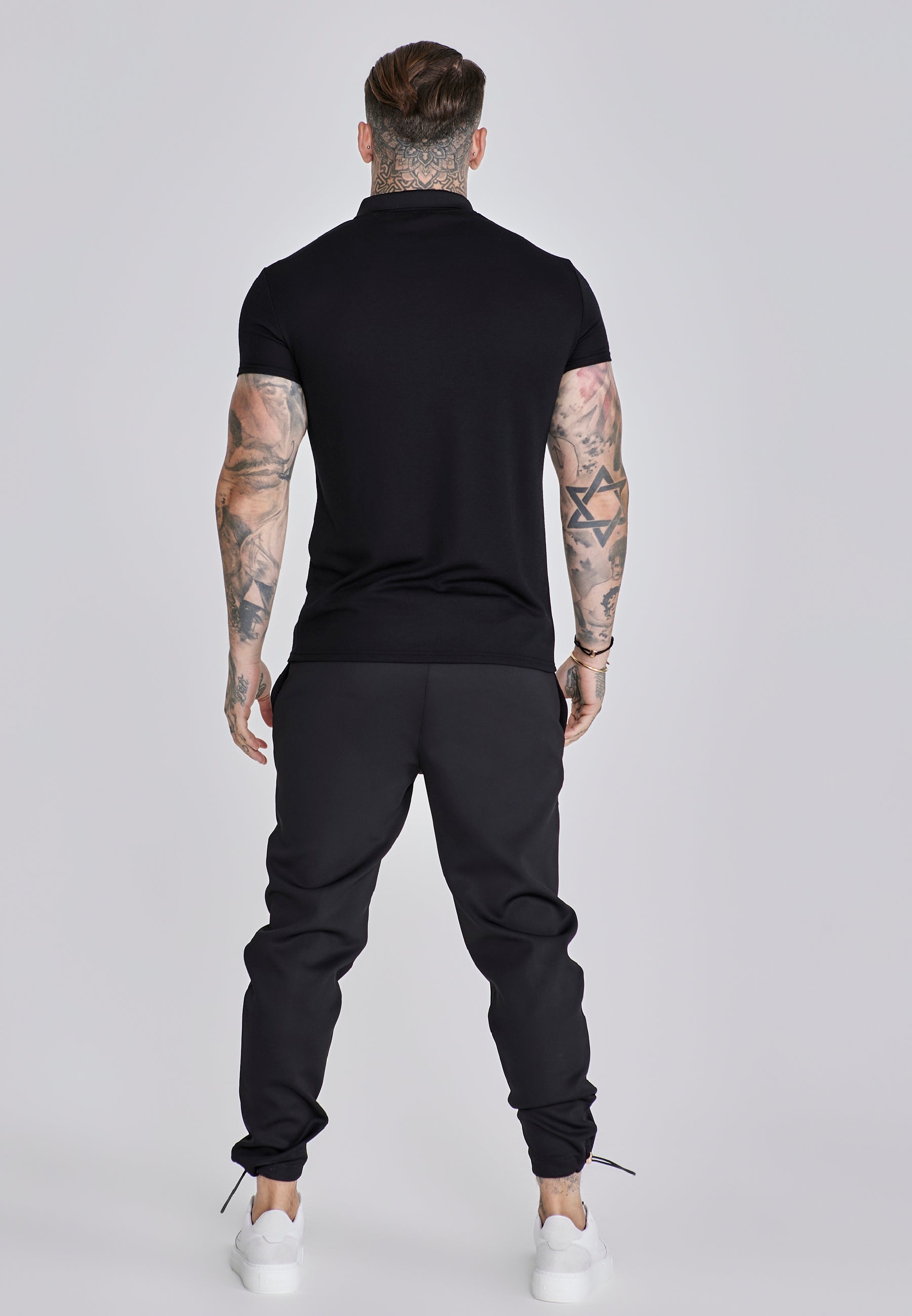 Smart Polo in Black T-Shirts SikSilk