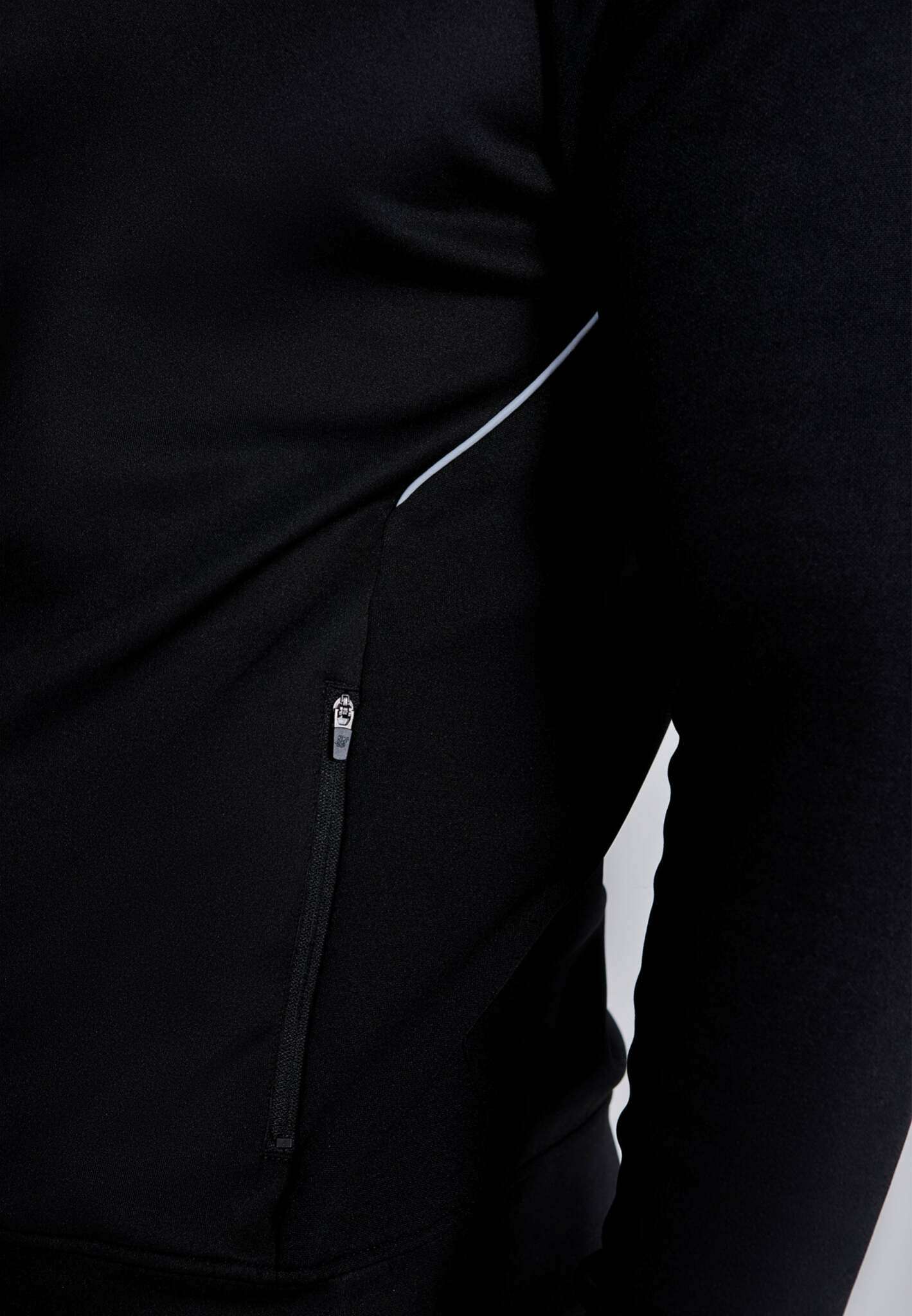 Muscle Fit Hoodie in Black Hoodie SikSilk