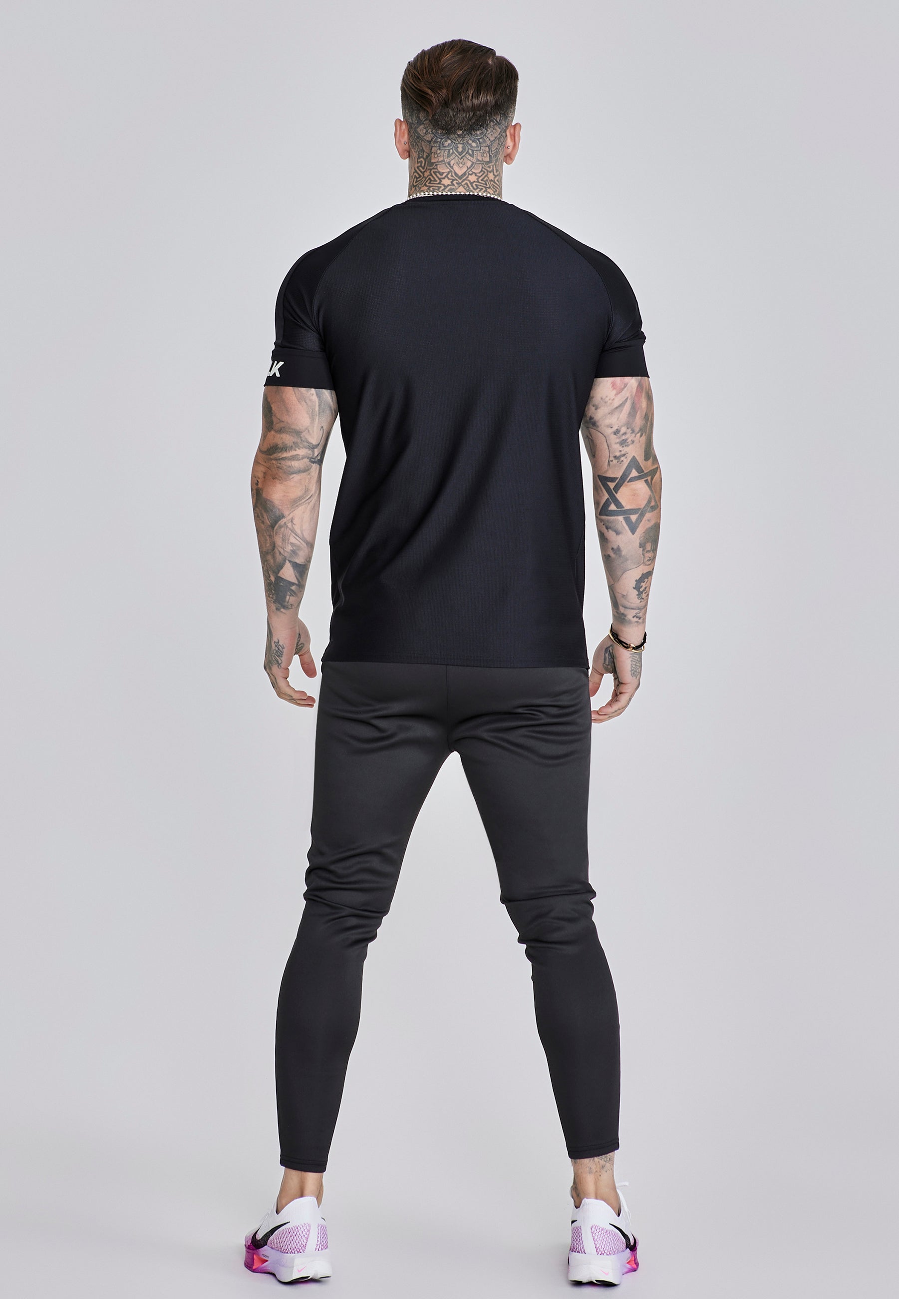 Active Tech T-Shirt in Black T-Shirts SikSilk