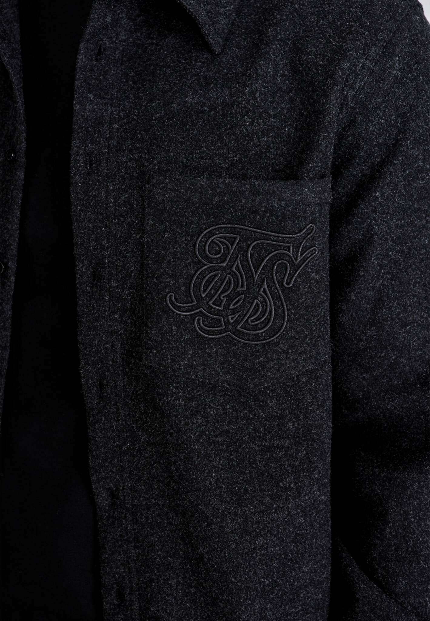 Overshirt in Dark Grey Shirts SikSilk