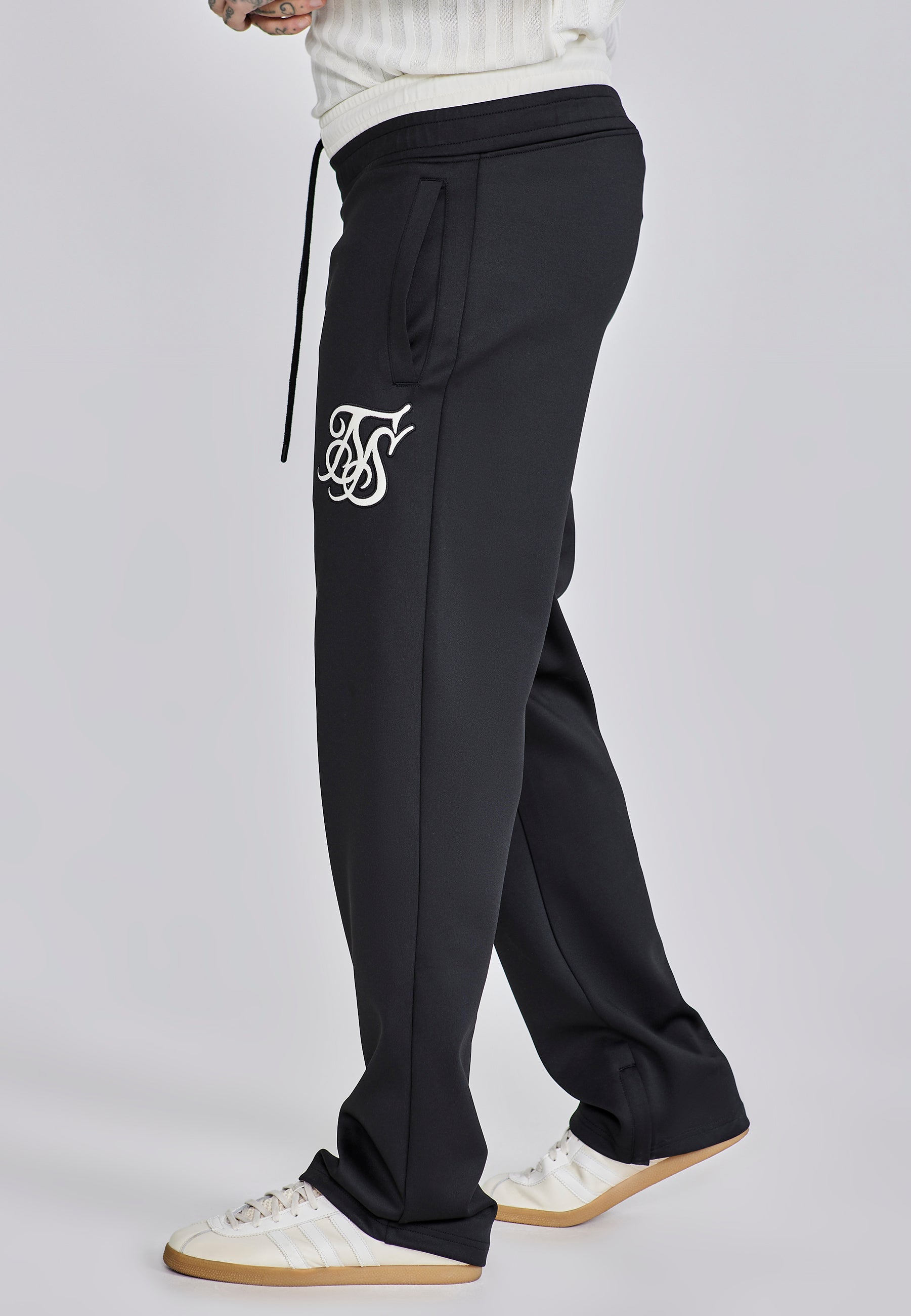 Track Pants in Black Pants SikSilk