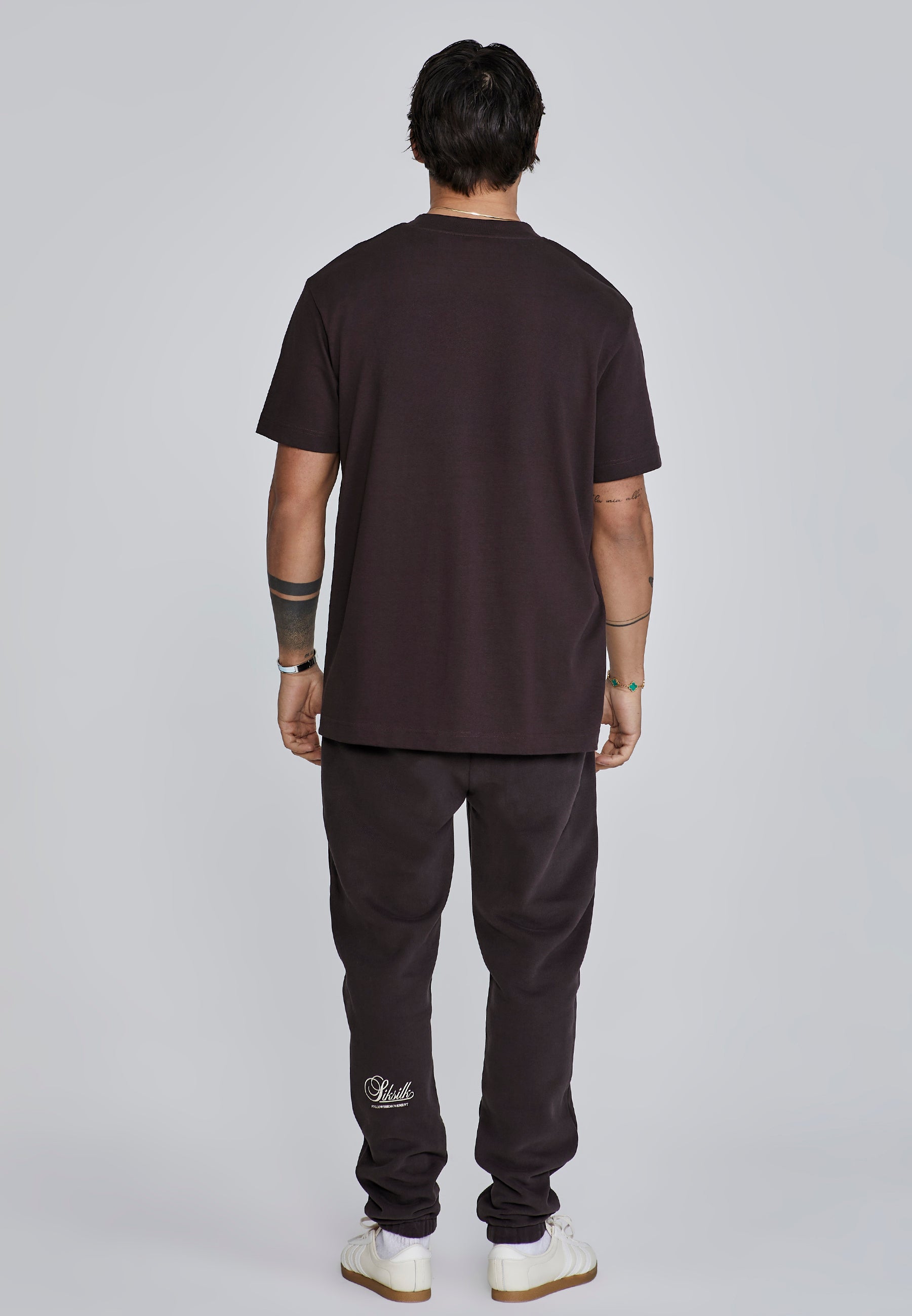 Signature T-Shirt in Brown T-Shirts SikSilk