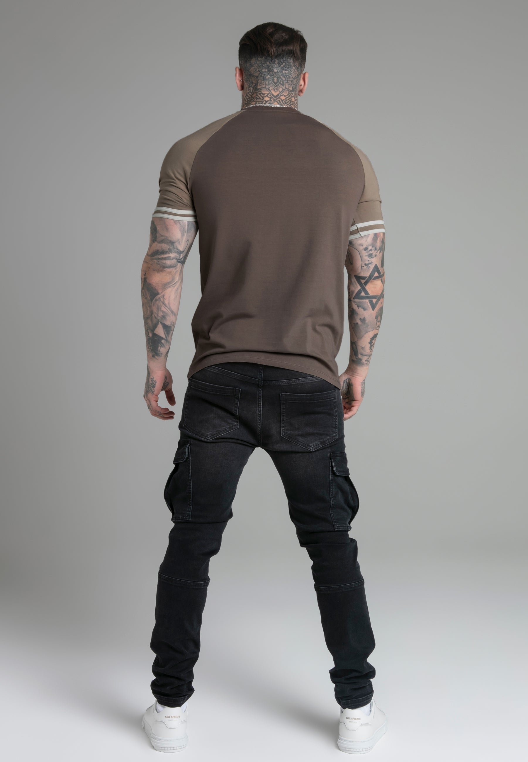 Tournament T-Shirt in Brown T-Shirts SikSilk
