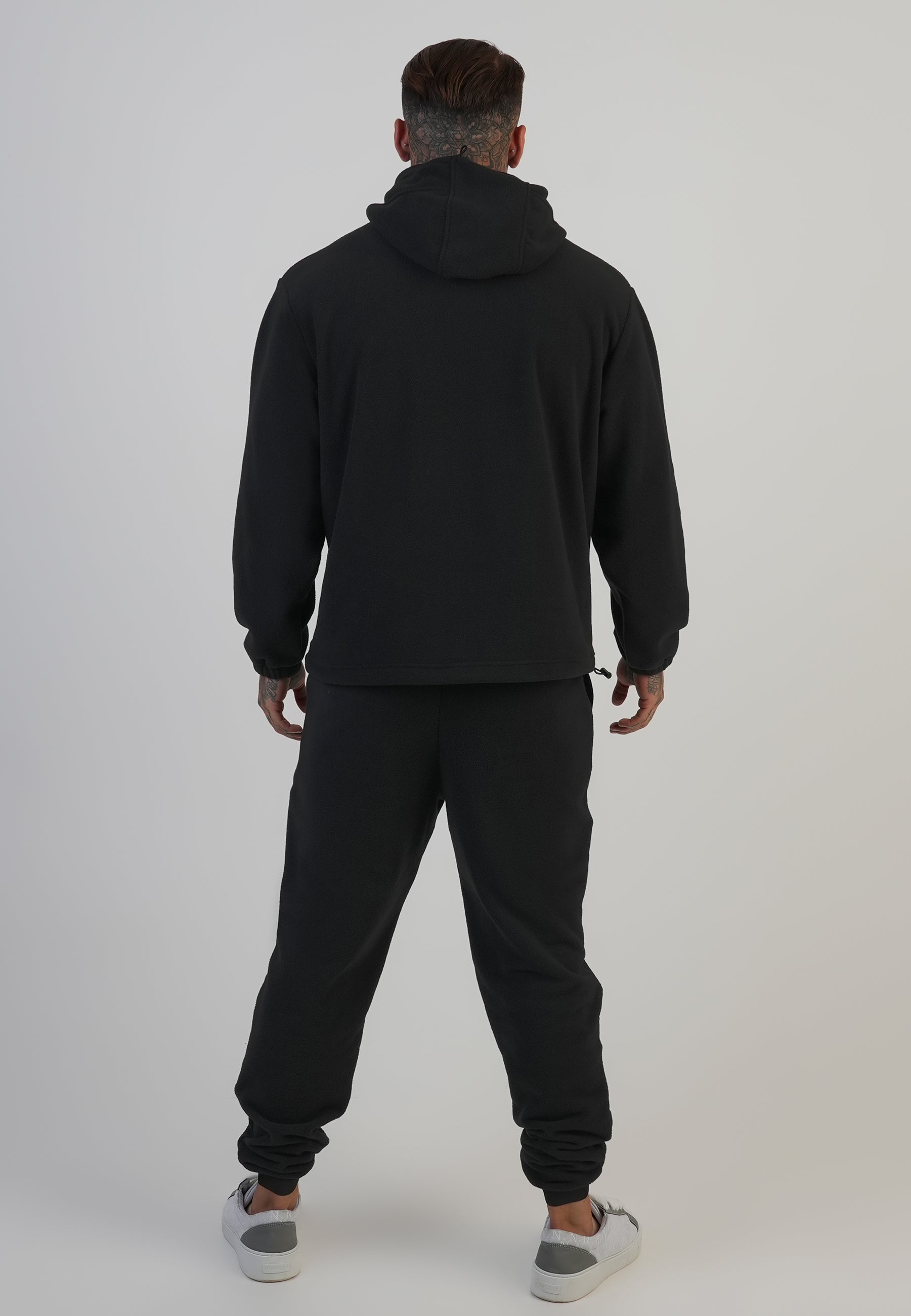 Polar Fleece Joggers in Black Pants SikSilk