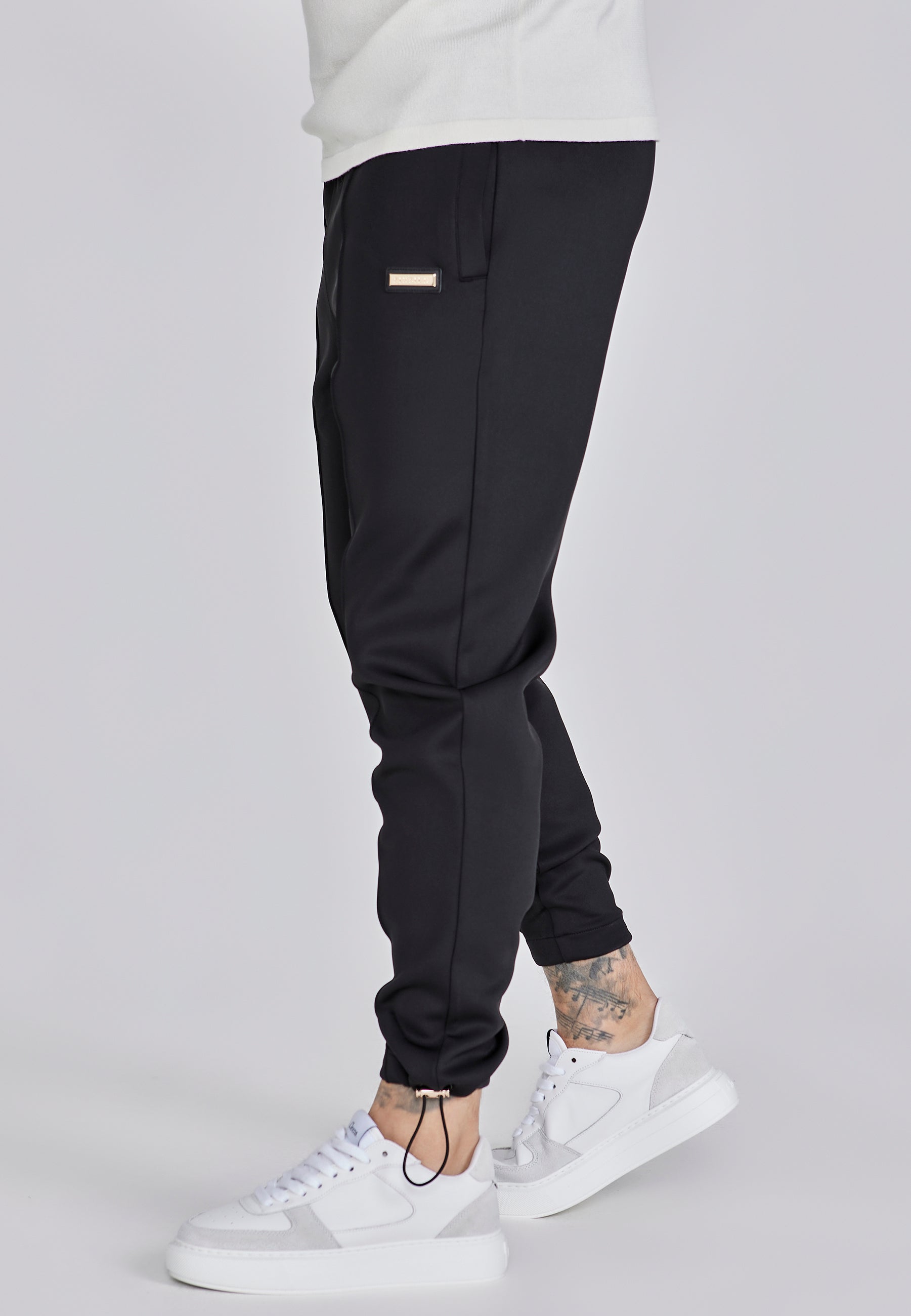 Smart Cargo Joggers in Black Pants SikSilk