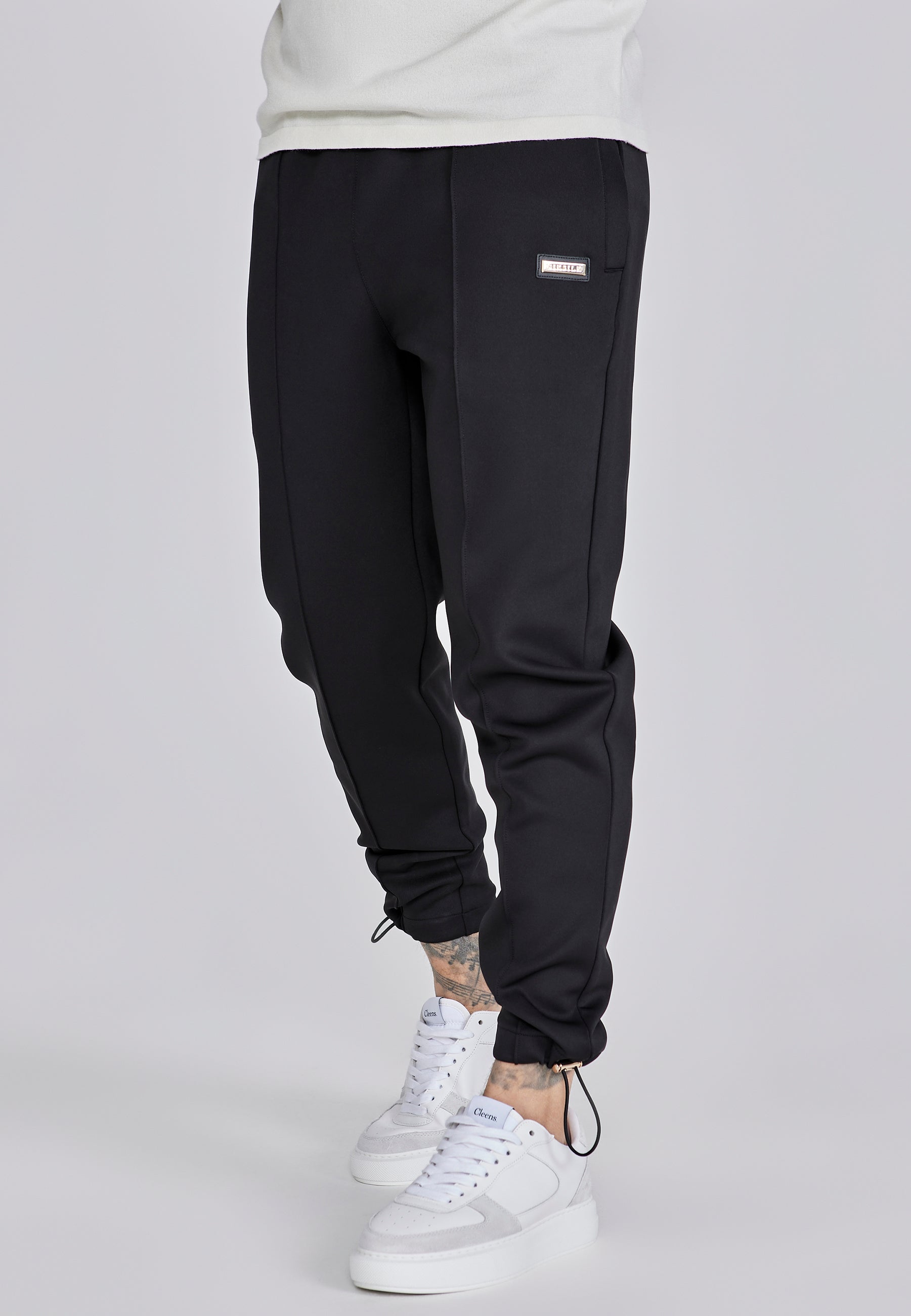 Smart Cargo Joggers in Black Pants SikSilk
