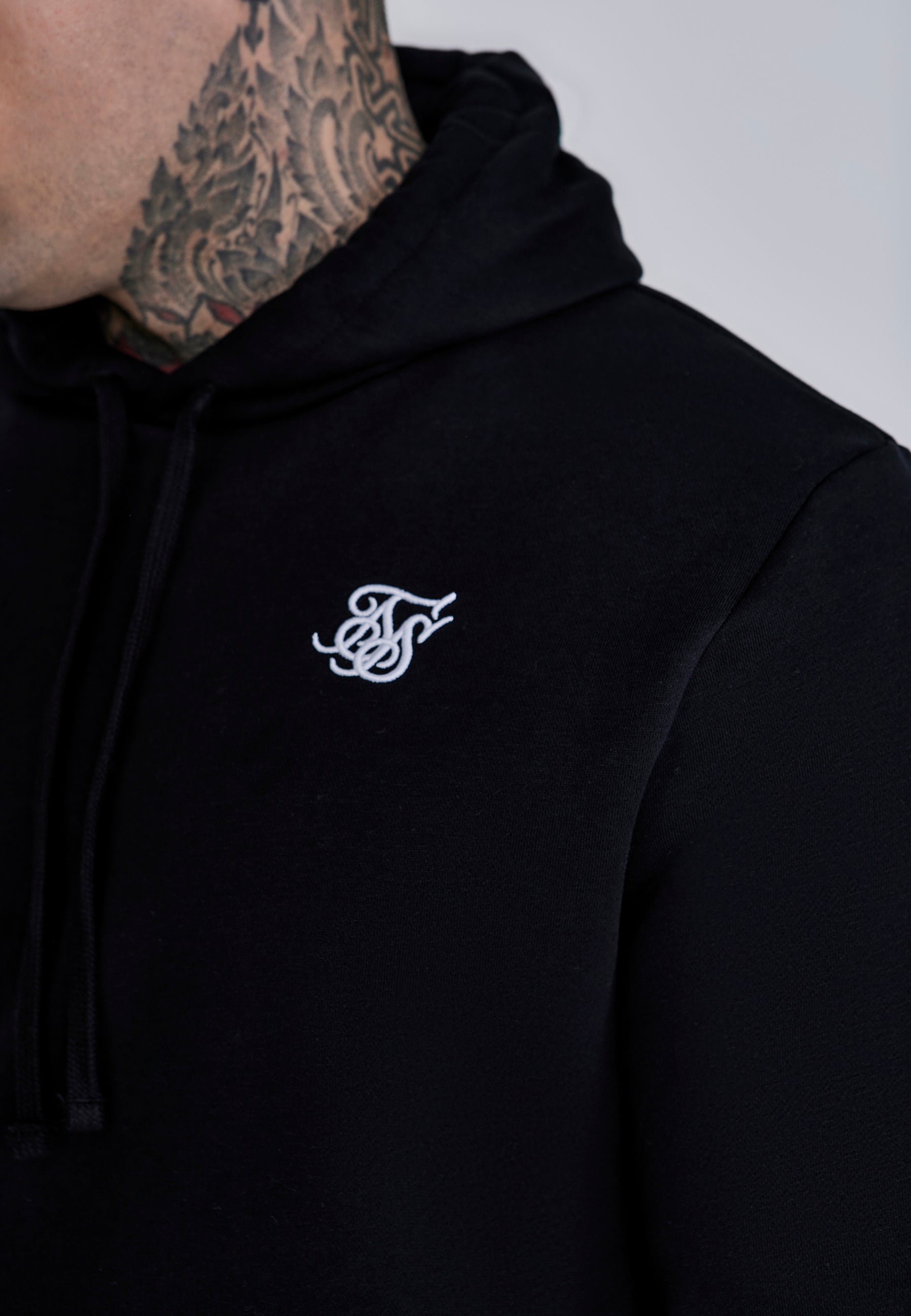 Essentials Hoodie in Black Hoodie SikSilk