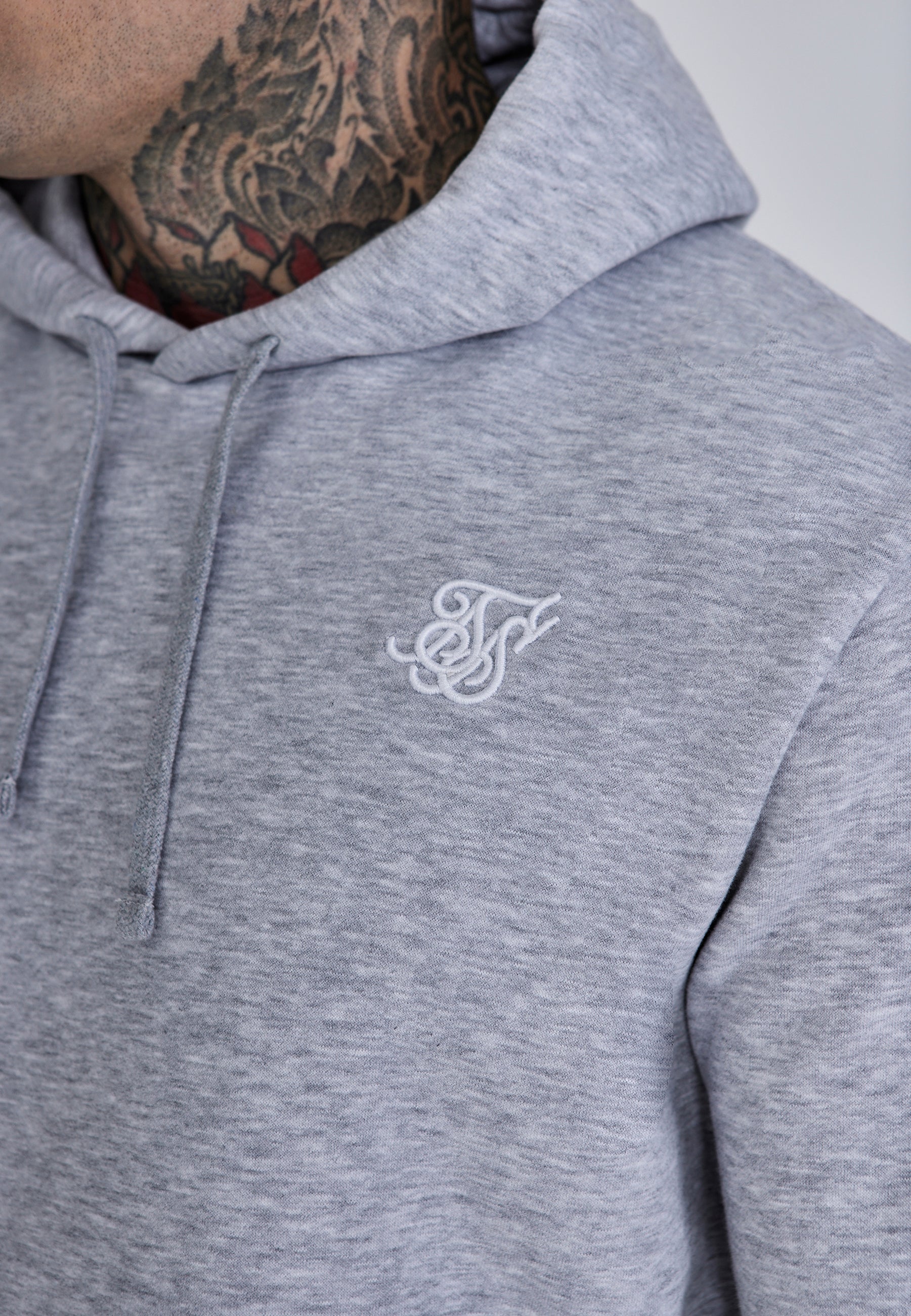 Essentials Hoodie in Grey Marl