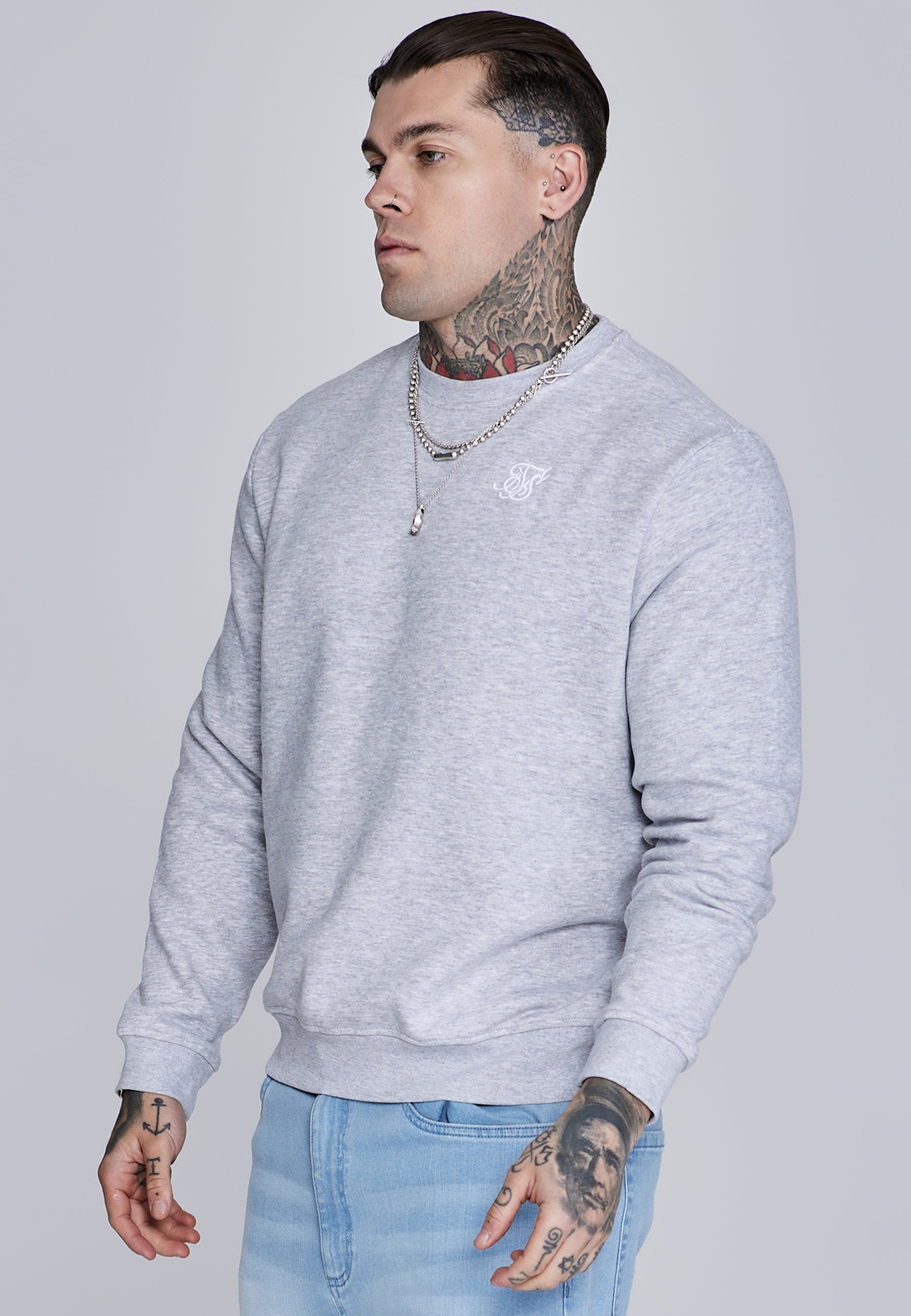 Essentials Sweater in Grey Marl