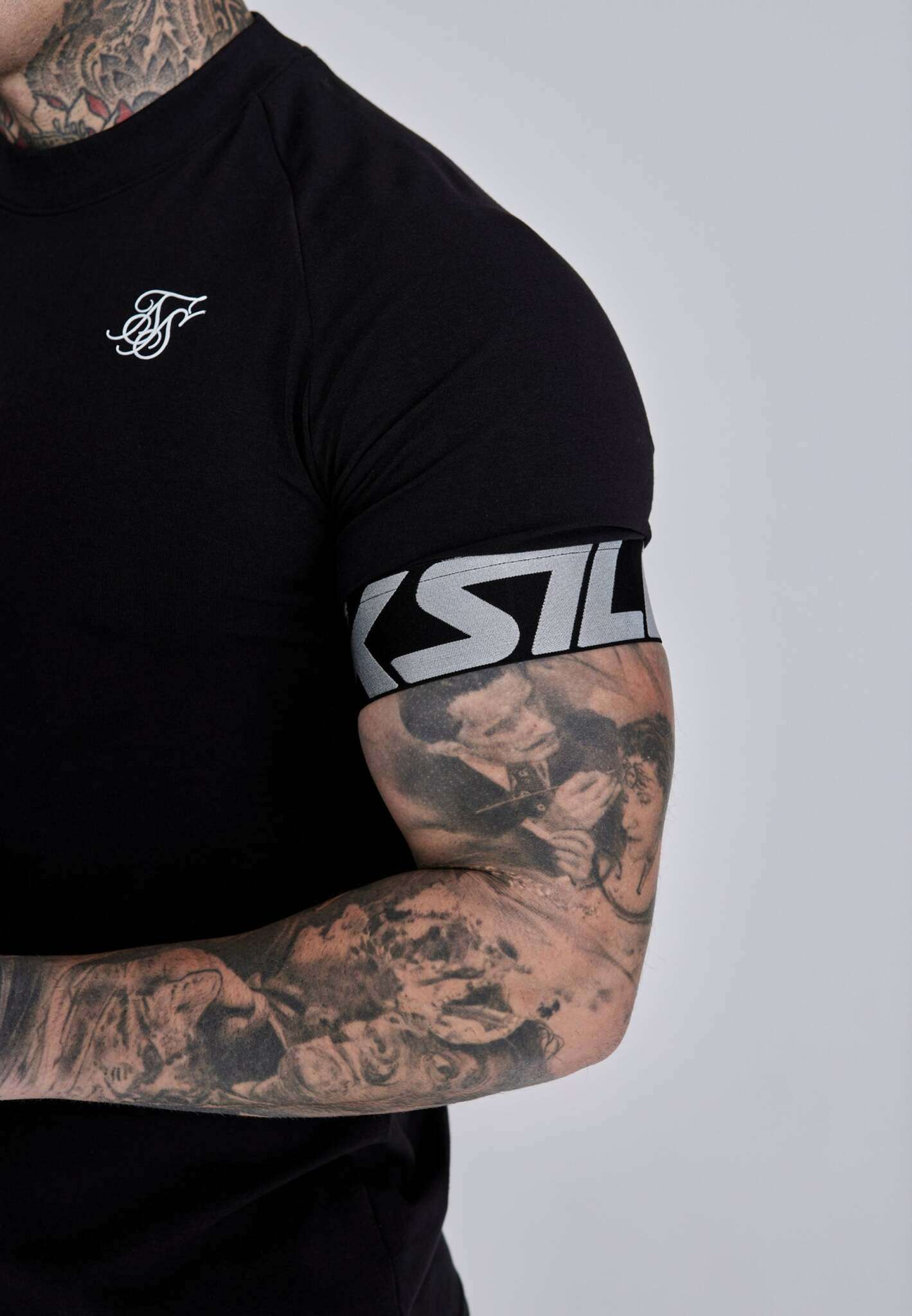 Tech T-Shirt in Black T-Shirts SikSilk