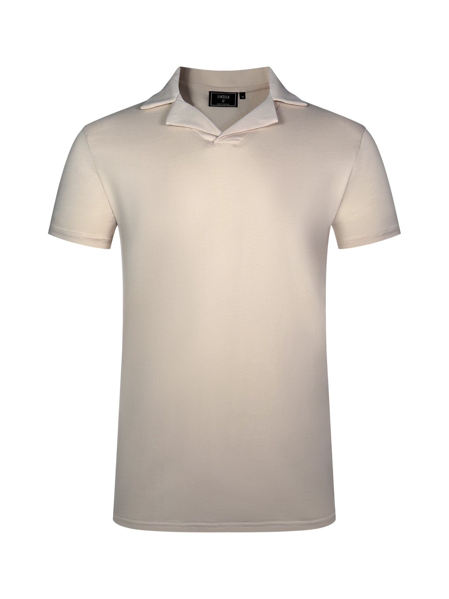 Revere polo in ecru T-shirts SikSilk