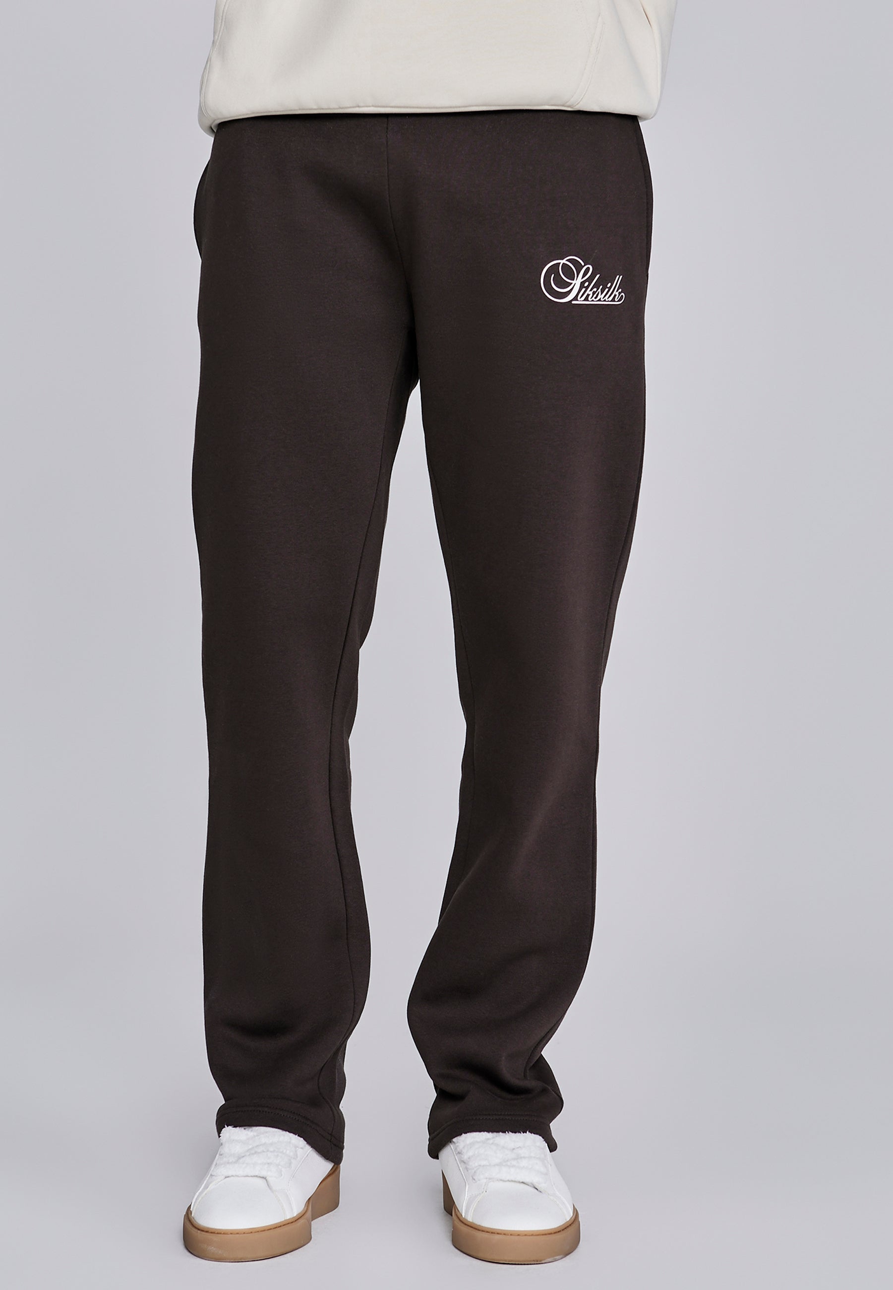 Essentials Track Pants in Brown Pants SikSilk