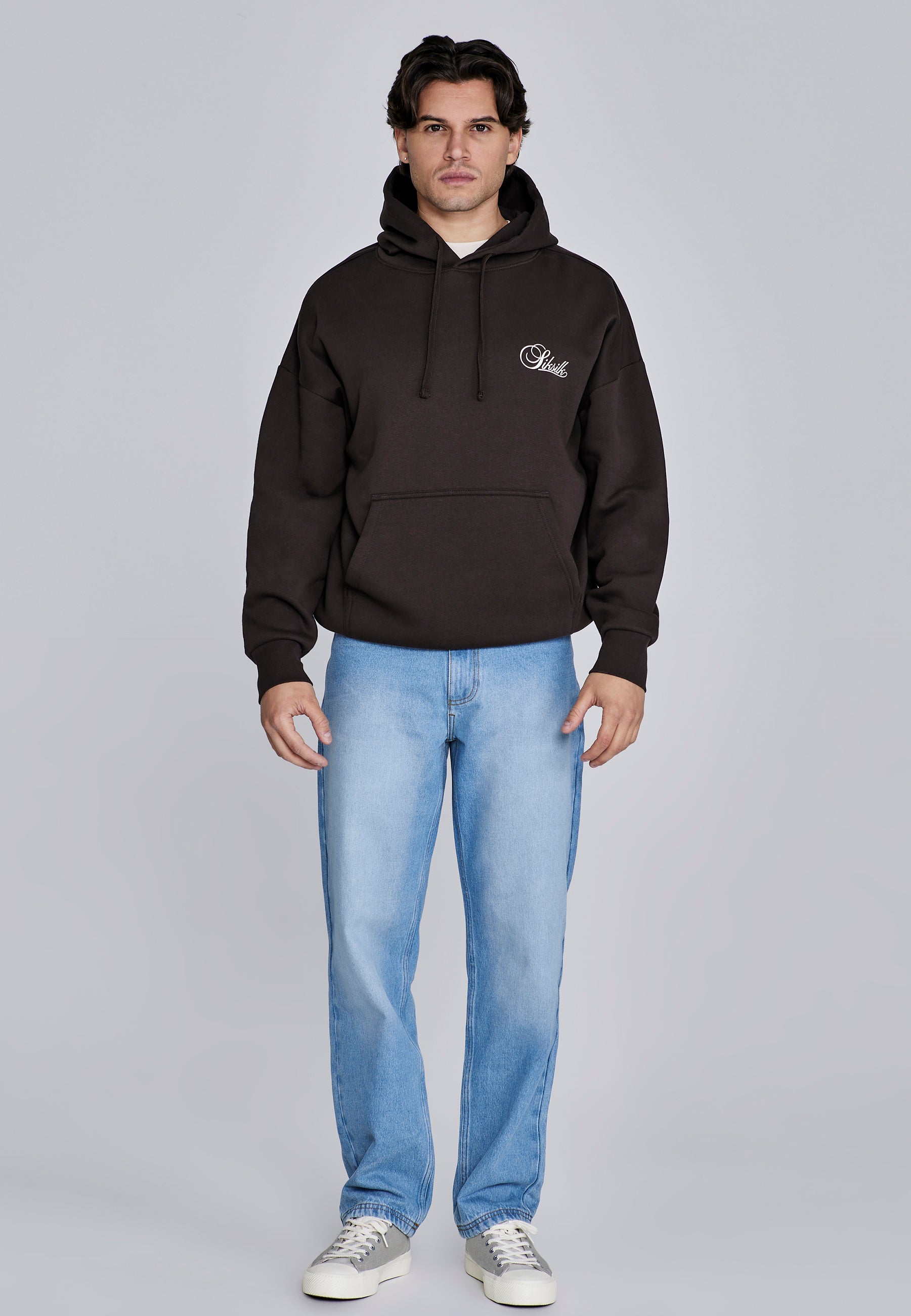 Essentials Hoodie in Brown Hoodie SikSilk